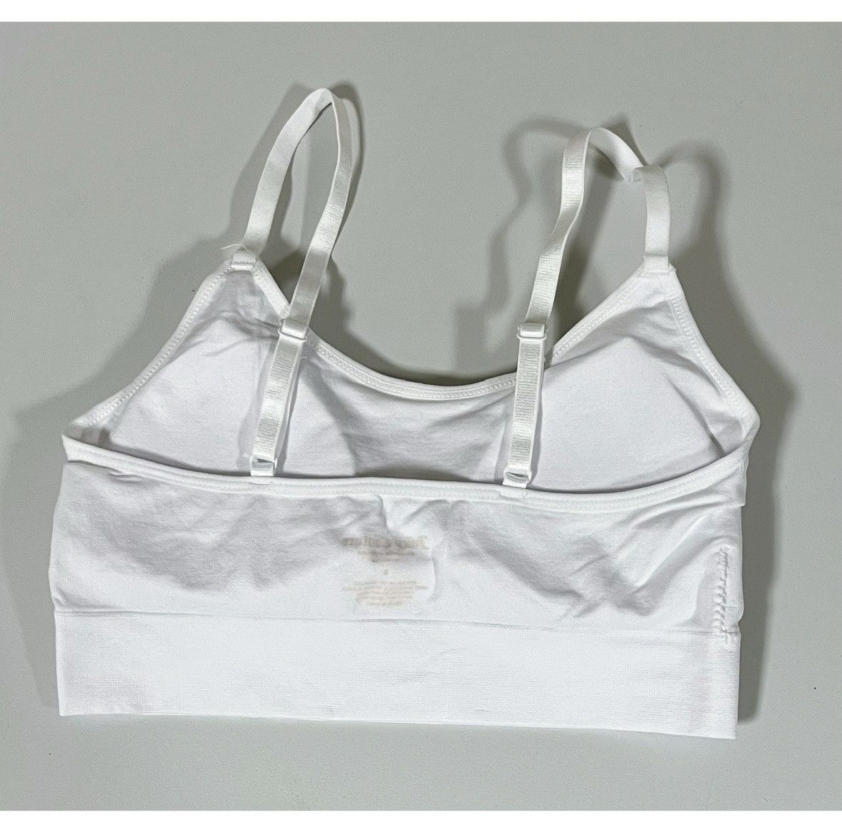 Juicy Couture White Diamond ‘Juicy’ Sports Bra Bralette Crop Top Size S 🤍 Size S / US 4 / IT 40 - 4 Thumbnail