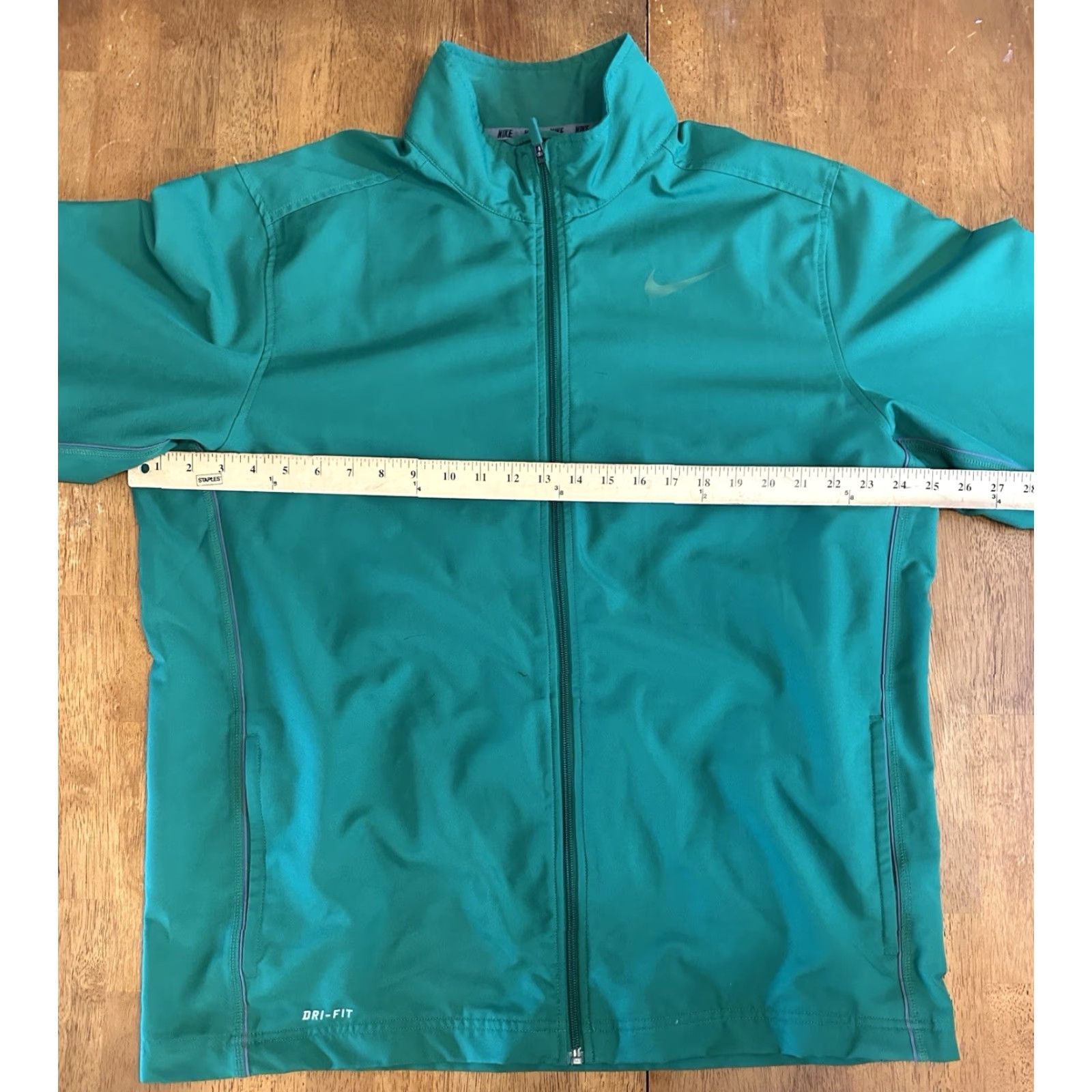 Nike Nike Dri-Fit Track Jacket Green XL Full Zip Performance Men Jacket Size US XL / EU 56 / 4 - 5 Thumbnail