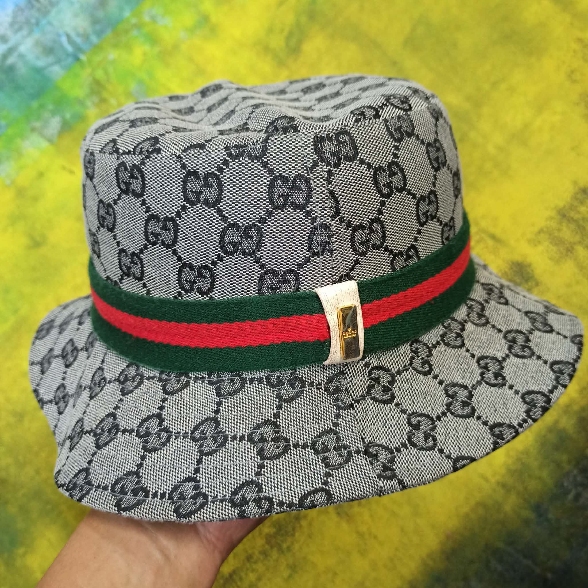 Gucci Vintage Gucci Monogram Bucket Hat | Grailed display picture 3