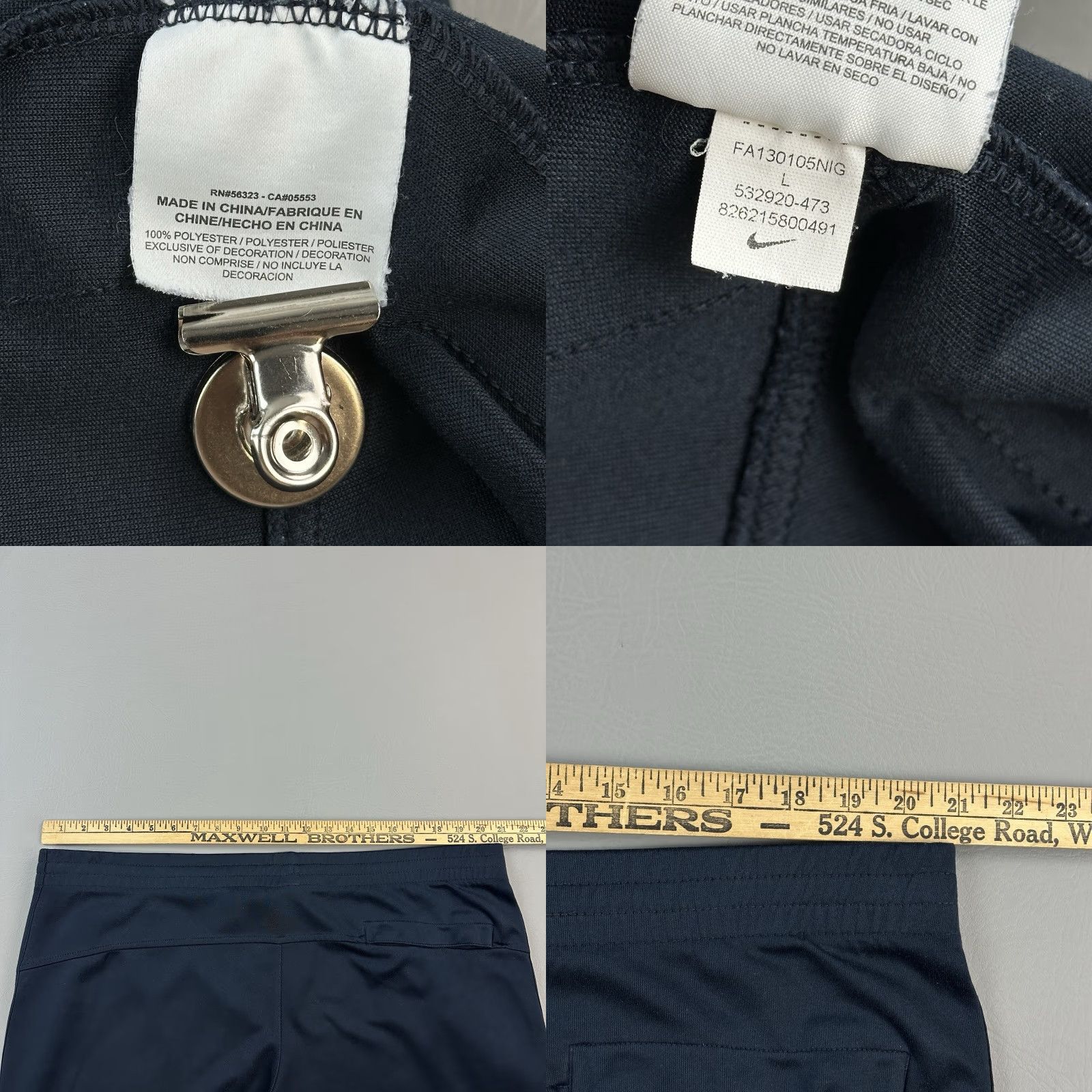 Nike Nike Dri-FIT Athletic Dept Pants Women's L Navy Sweatpants Jogger Swoosh Size 36" / US 14 / IT 50 - 8 Thumbnail
