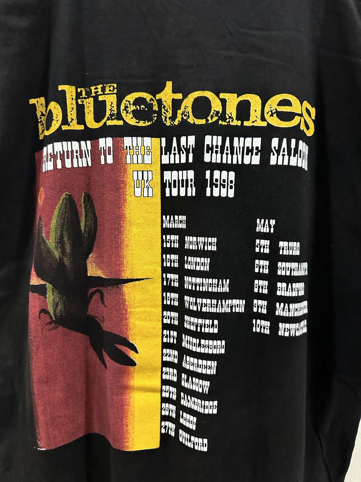Band Tees × Vintage vintage 1998 THE BLUETONES album tour promo t-shirts Size US XL / EU 56 / 4 - 4 Thumbnail