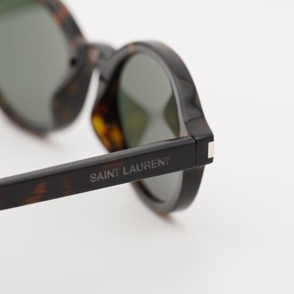 Saint Laurent Paris Saint Laurent SL751JEANNE 002 Sunglasses Havana Oval Frame Size ONE SIZE - 5 Thumbnail