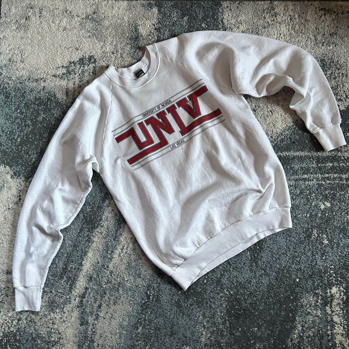 Fruit Of The Loom SCREEN STARS UNiVERSiTY of NEVADA LAS VEGAS RAGLAN CREWNECK Size XL / US 12-14 / IT 48-50 - 1 Thumbnail