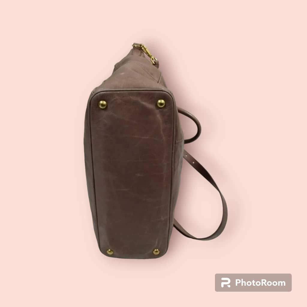 Prada Authentic Prada Leather Tote Shoulder Bag Size ONE SIZE - 6 Thumbnail