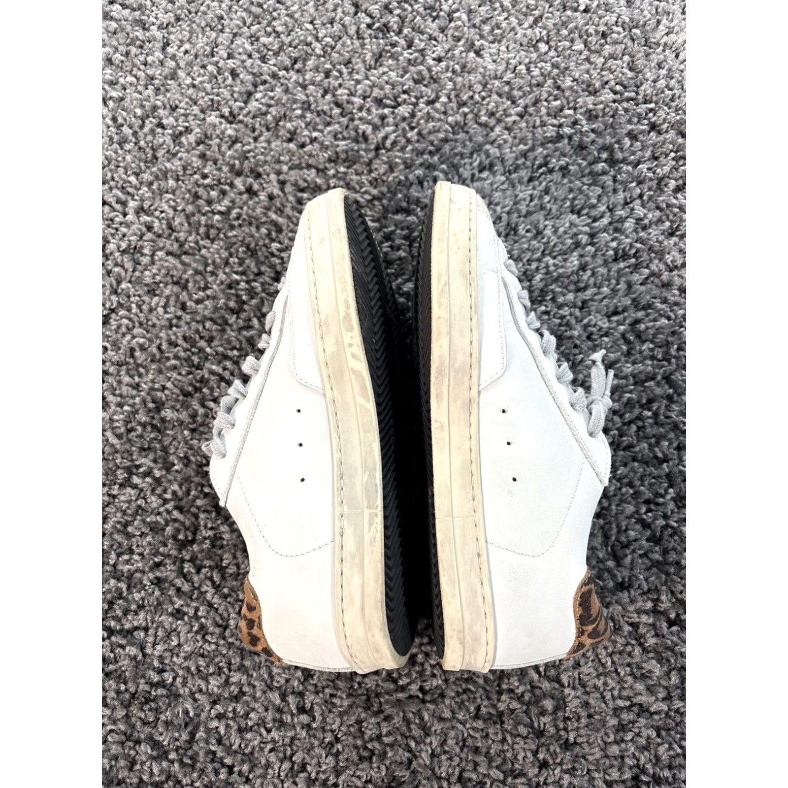 P448 P448 Sneakers Women Leather White Leopard You Can Surf Later EU 37 US 6.5 Sneaker Low Top Lace Up Size US 7 / IT 37 - 6 Thumbnail