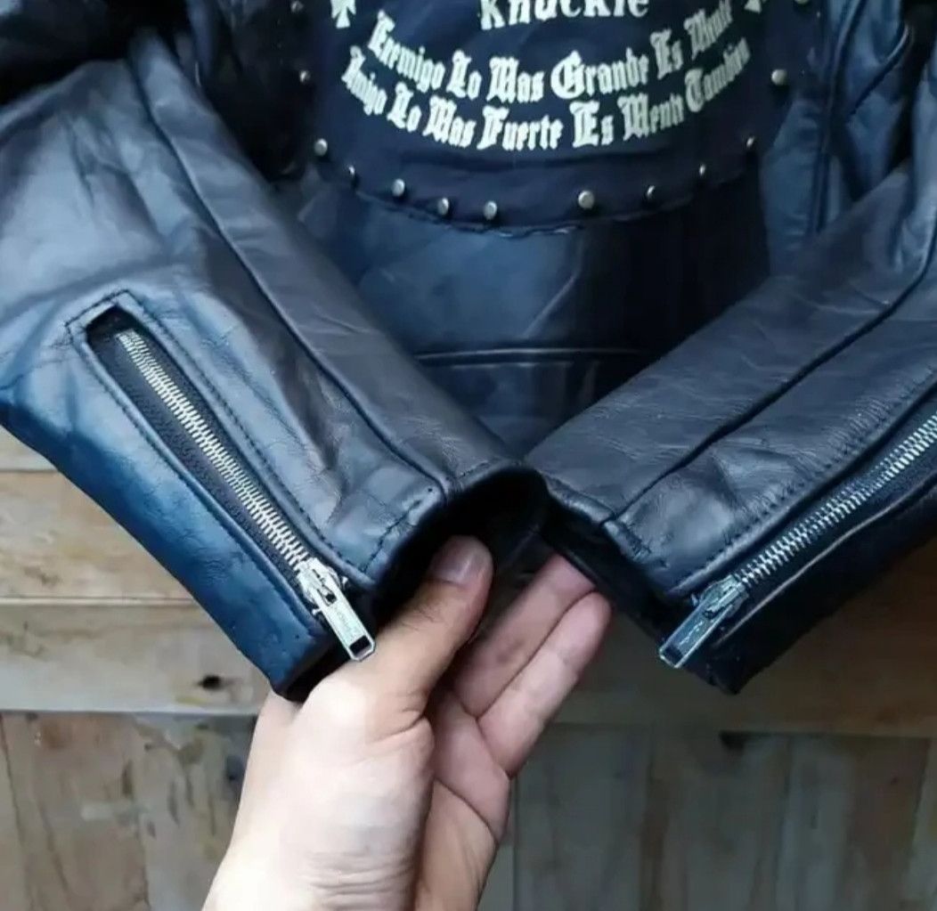 Genuine Leather SCHOTT PERFECTO 618 LEATHER RAMONES STUDDED JACKET Size US S / EU 44-46 / 1 - 4 Thumbnail