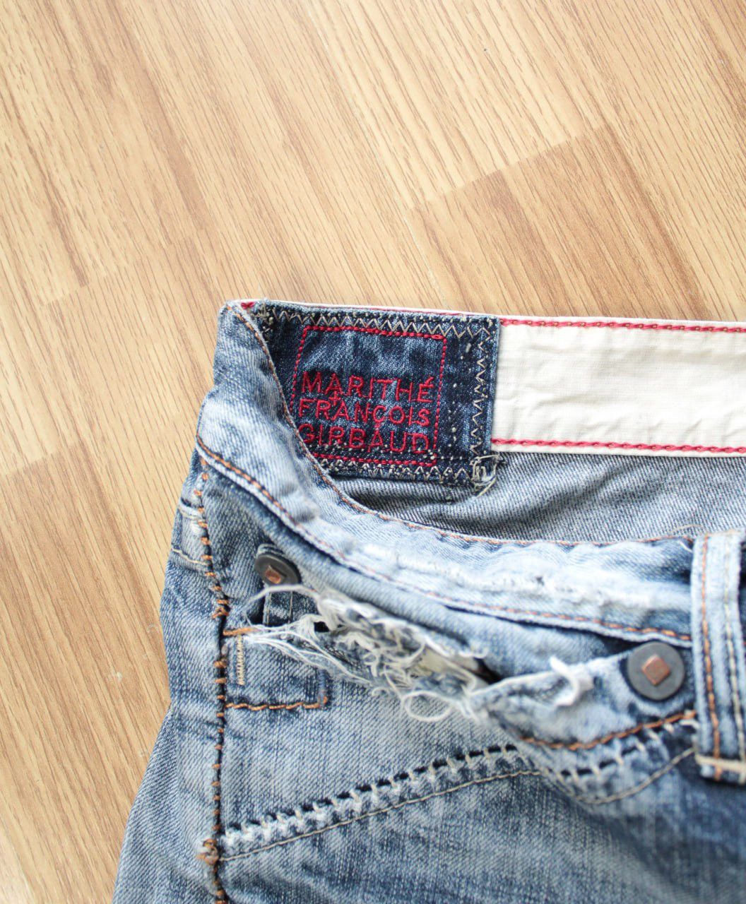 Marithe + Francois Girbaud 🔥 Marithe Francois Girbaud Denim Avant Garde Jeans Pants Size 30" / US 8 / IT 44 - 8 Thumbnail