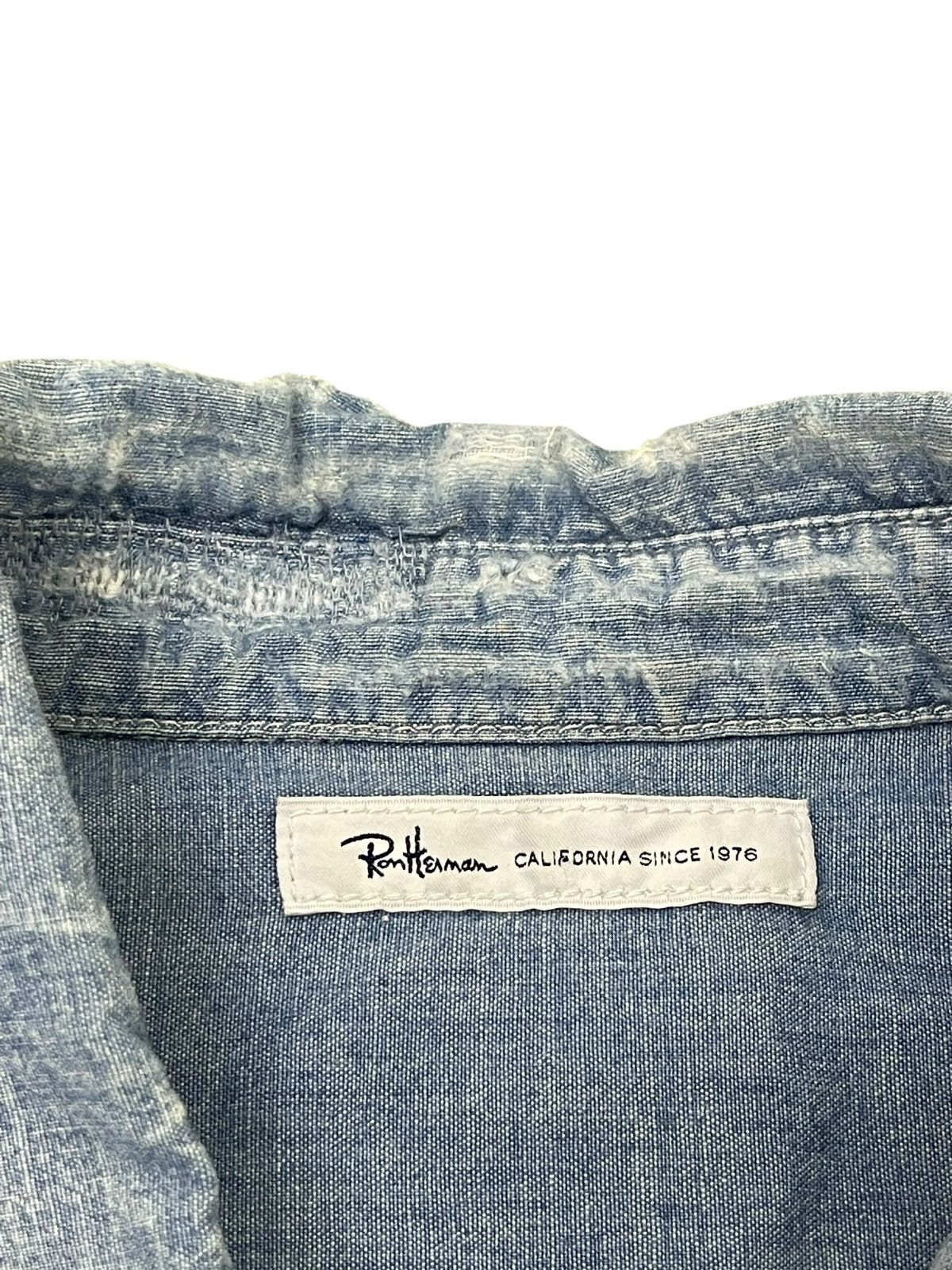 Ron Herman Sashiko Boro Shirt Ron Herman Japan Patchwork 6🟩8 Size US M / EU 48-50 / 2 - 10 Thumbnail