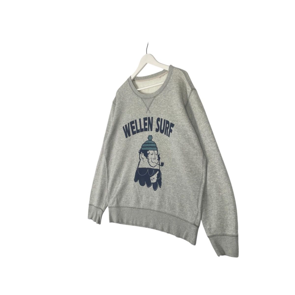Designer × Vintage vintage Hoodie/sweater wellen surf surfing wear sweatshirt Size US XL / EU 56 / 4 - 2 Thumbnail