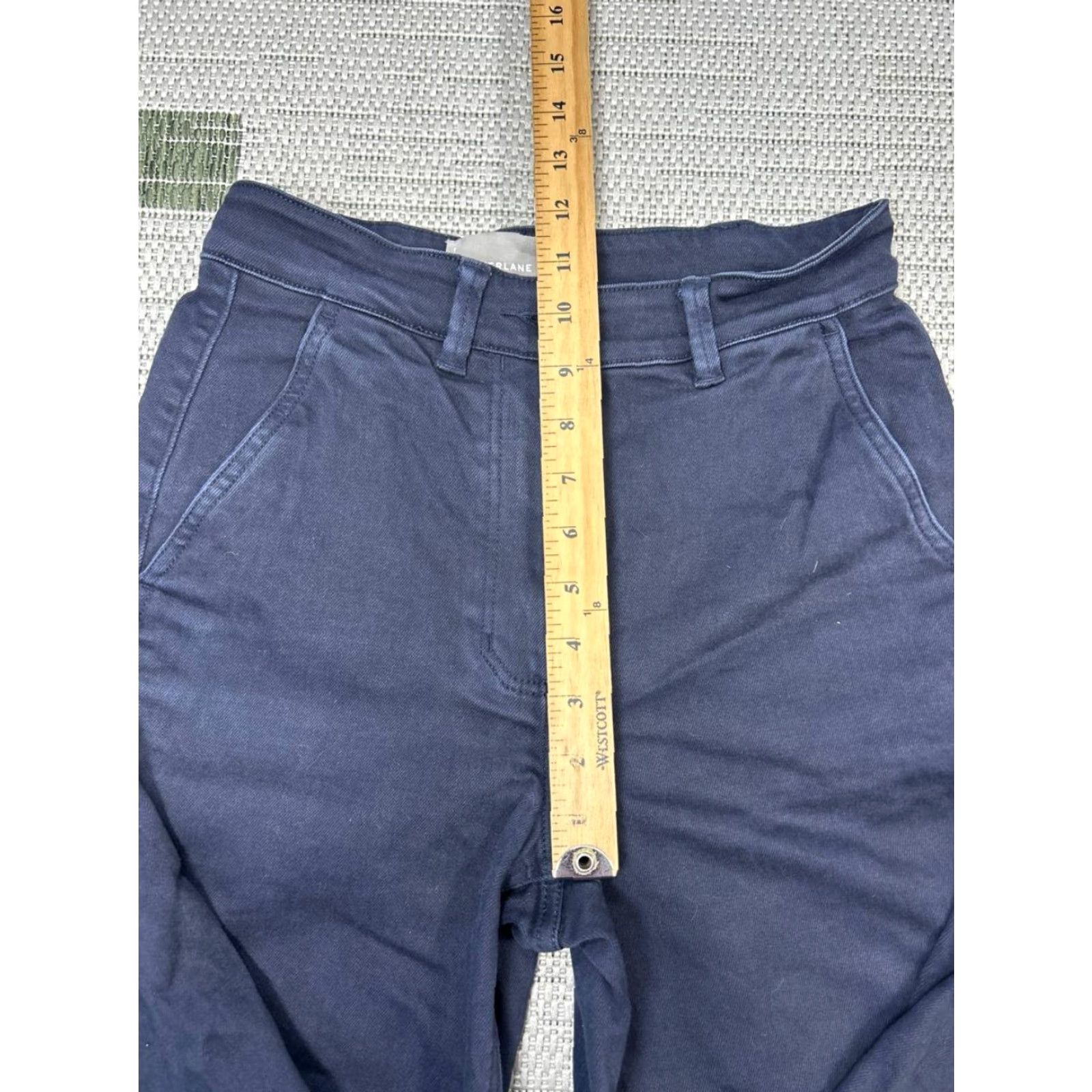 Everlane Everlane Jeans Womens 2 Dark Blue Denim Wide-Leg Jeans Size 26" / US 2 / IT 38 - 4 Thumbnail