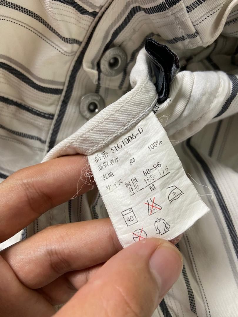 Gotcha Gotcha International Brand Stripes Trucker Jacket (196) Size US M / EU 48-50 / 2 - 4 Thumbnail