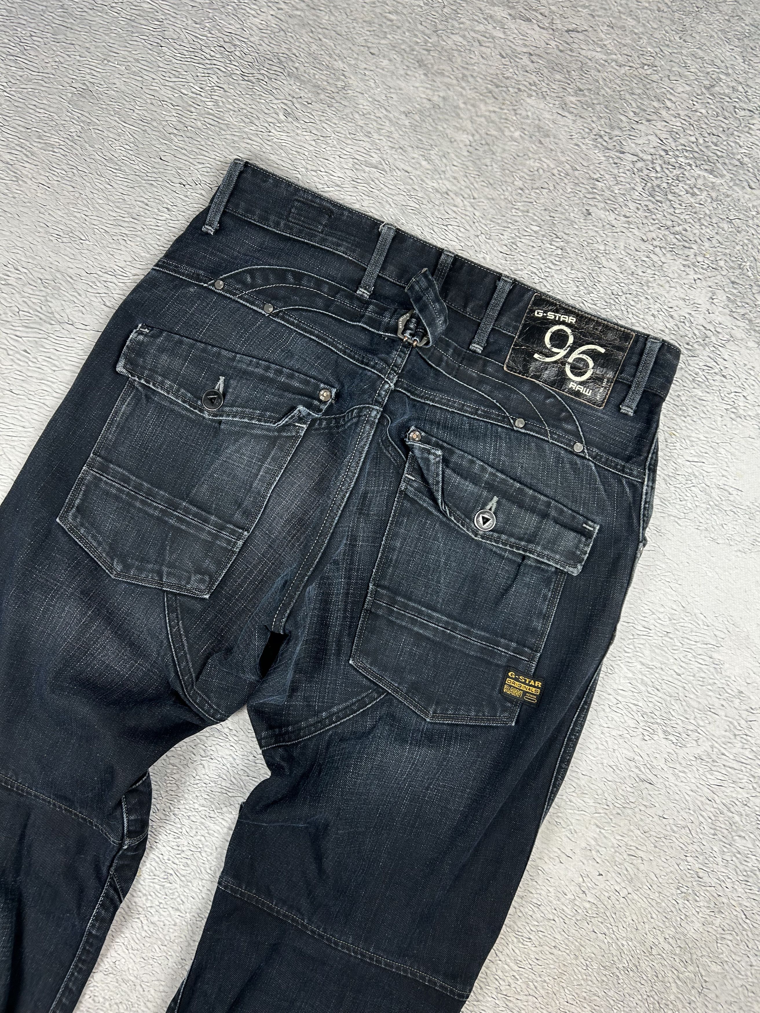 G-Star × JNCO G-Star Raw Denim 96 Vintage Jeans Double Knee Baggy Drill Size US 34 / EU 50 - 3 Thumbnail