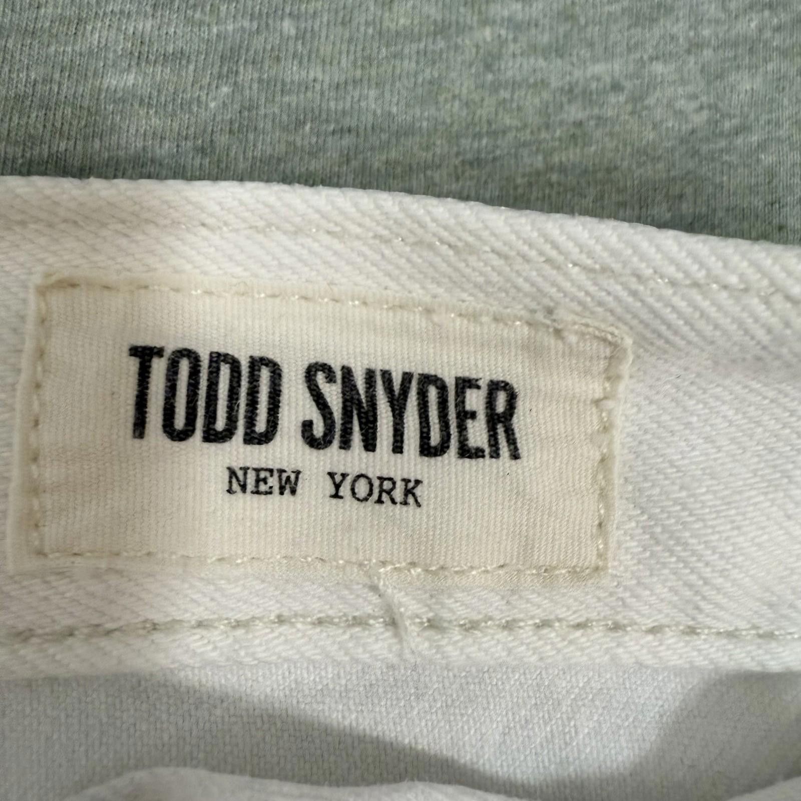 Todd Snyder Todd Snyder White Japanese Selvedge Jeans 32×30 Button Fly Size US 32 / EU 48 - 6 Thumbnail