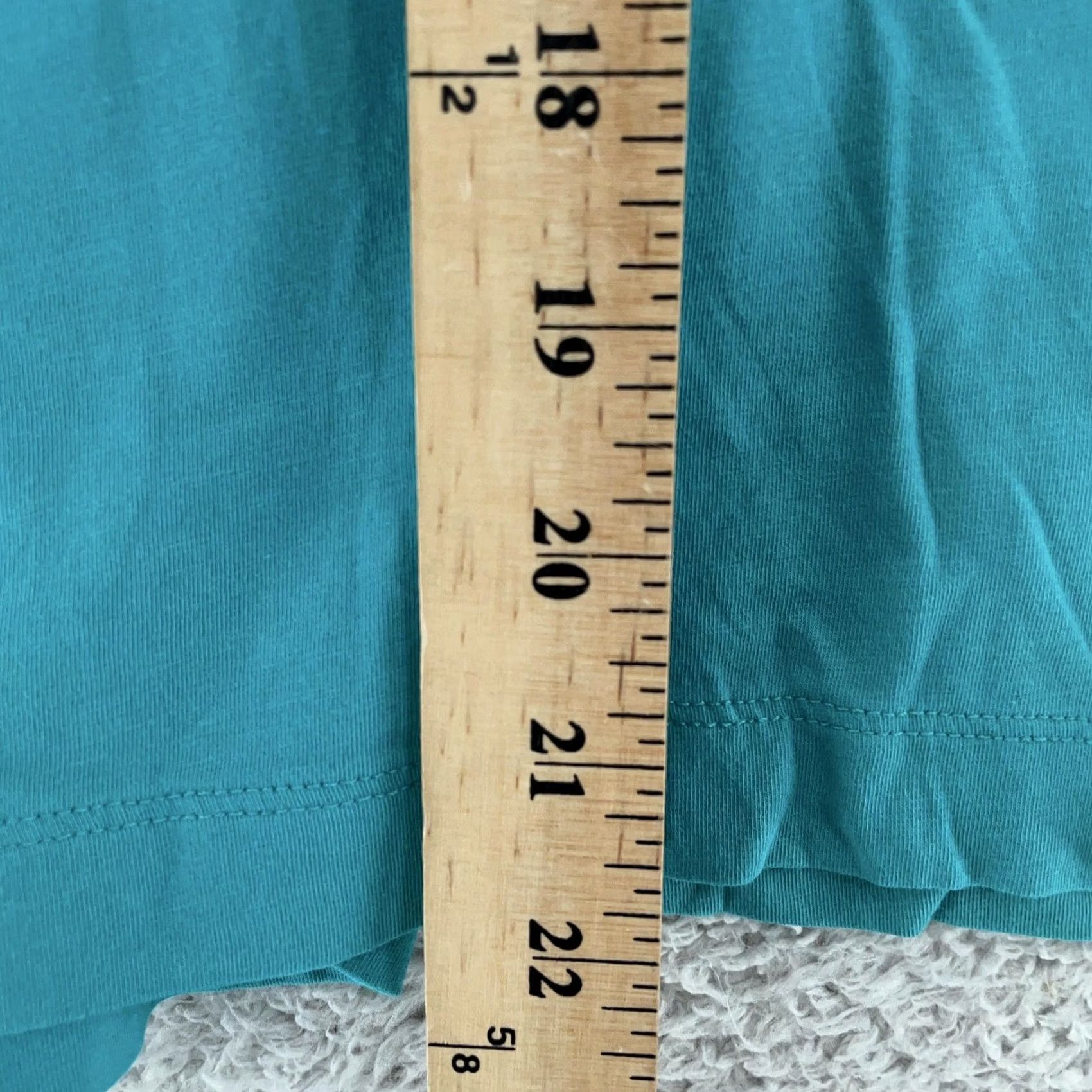 Banana Republic Banana Republic Shirt Womens Small Teal Twist Front Tank Top Stretch Pima Cotton Tank Size S / US 4 / IT 40 - 5 Thumbnail