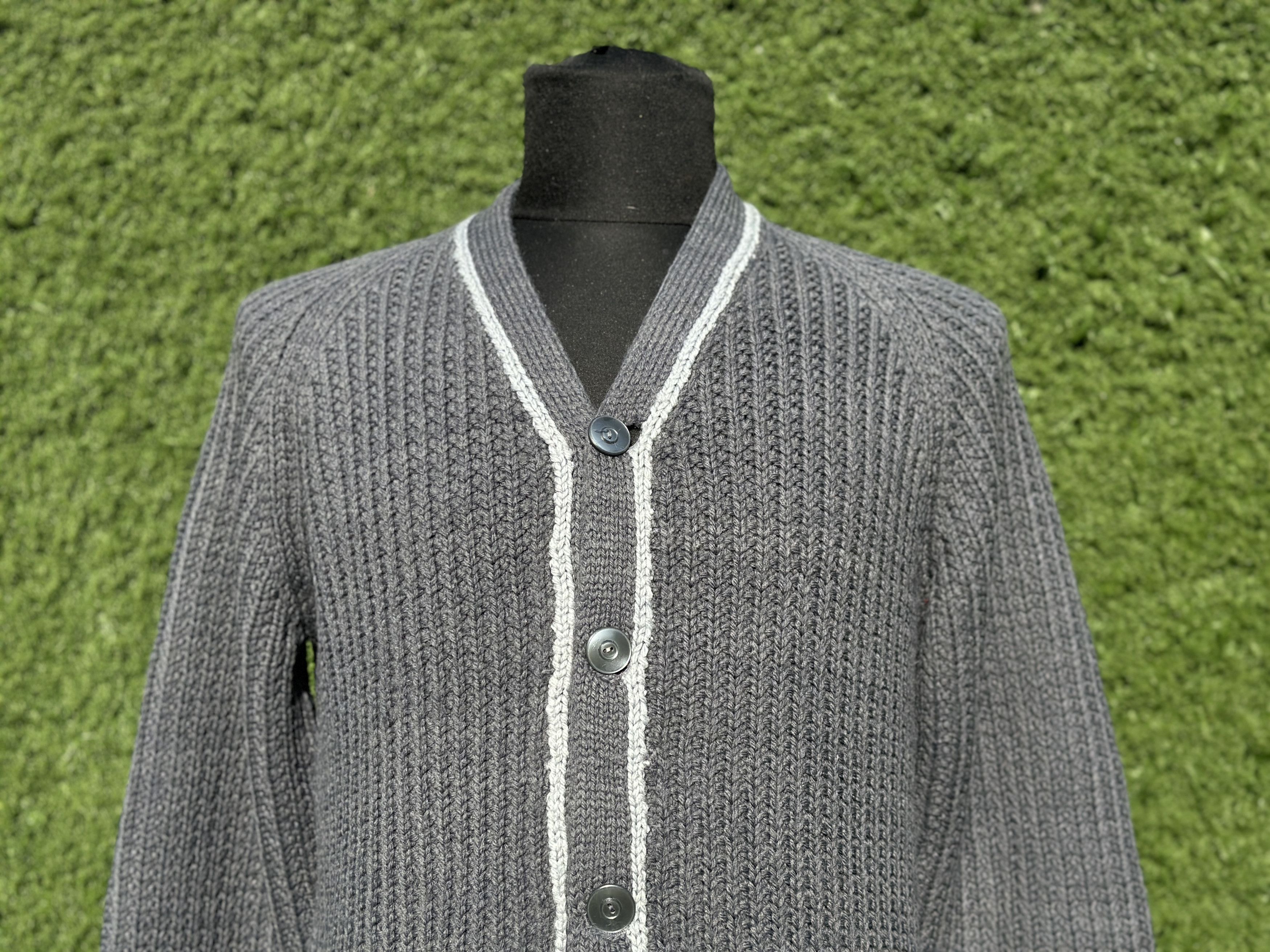 Prada Prada Milano Virgin Wool Chunky Knit Cardigan Size 50 IT M Size US M / EU 48-50 / 2 - 6 Thumbnail