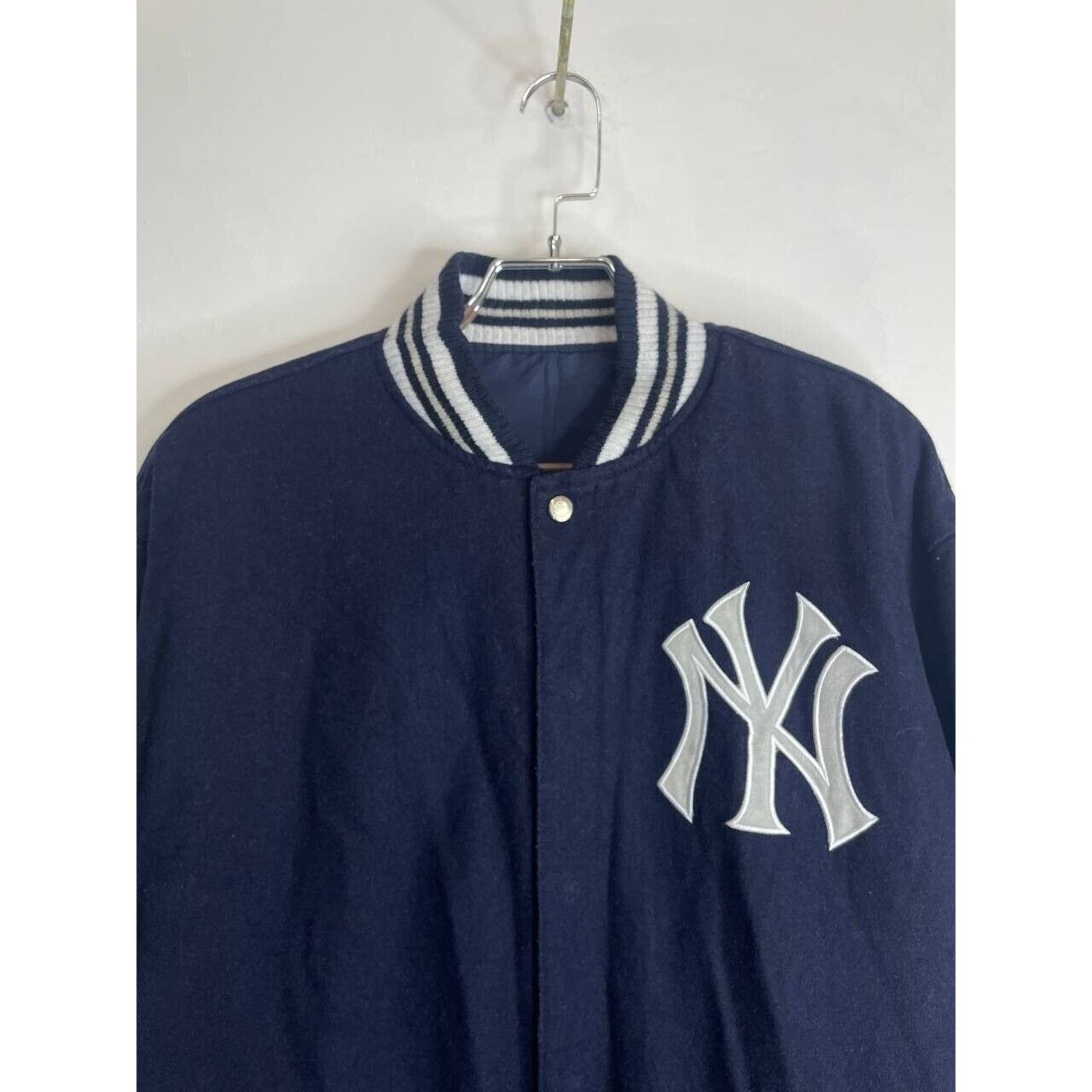 MLB × New York Yankees × Vintage Vintage New York Yankees MLB Navy Blue Varsity Jacket XL Size US XL / EU 56 / 4 - 7 Thumbnail