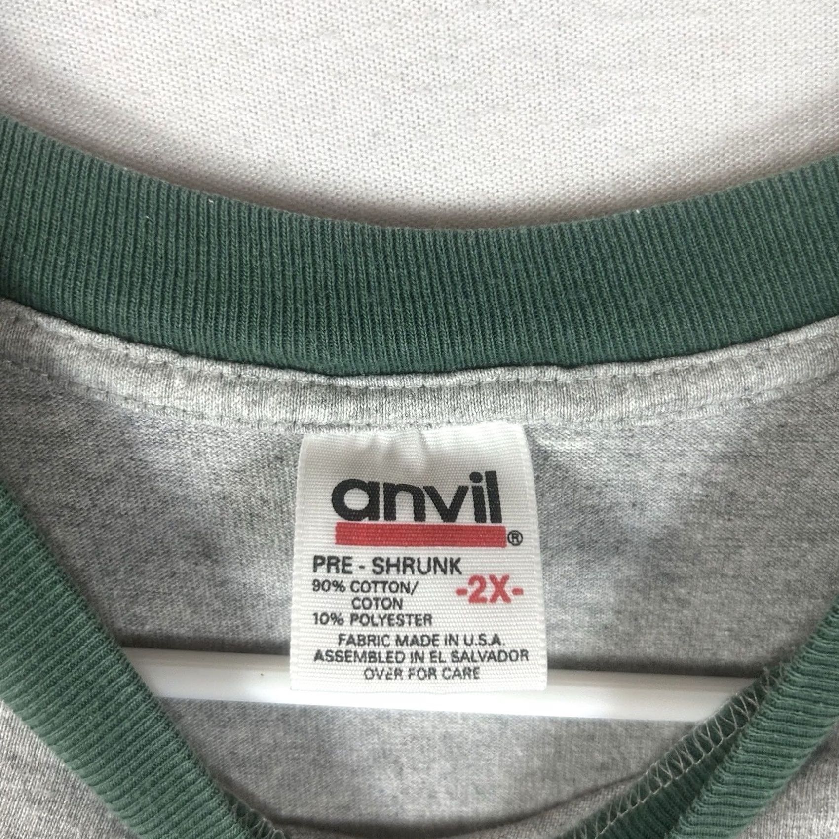 Anvil VINTAGE Triangle Swampwater 1999 Tshirt Mens 2XL Gray Anvil USA Short Sleeve VTG Size US XXL / EU 58 / 5 - 4 Thumbnail