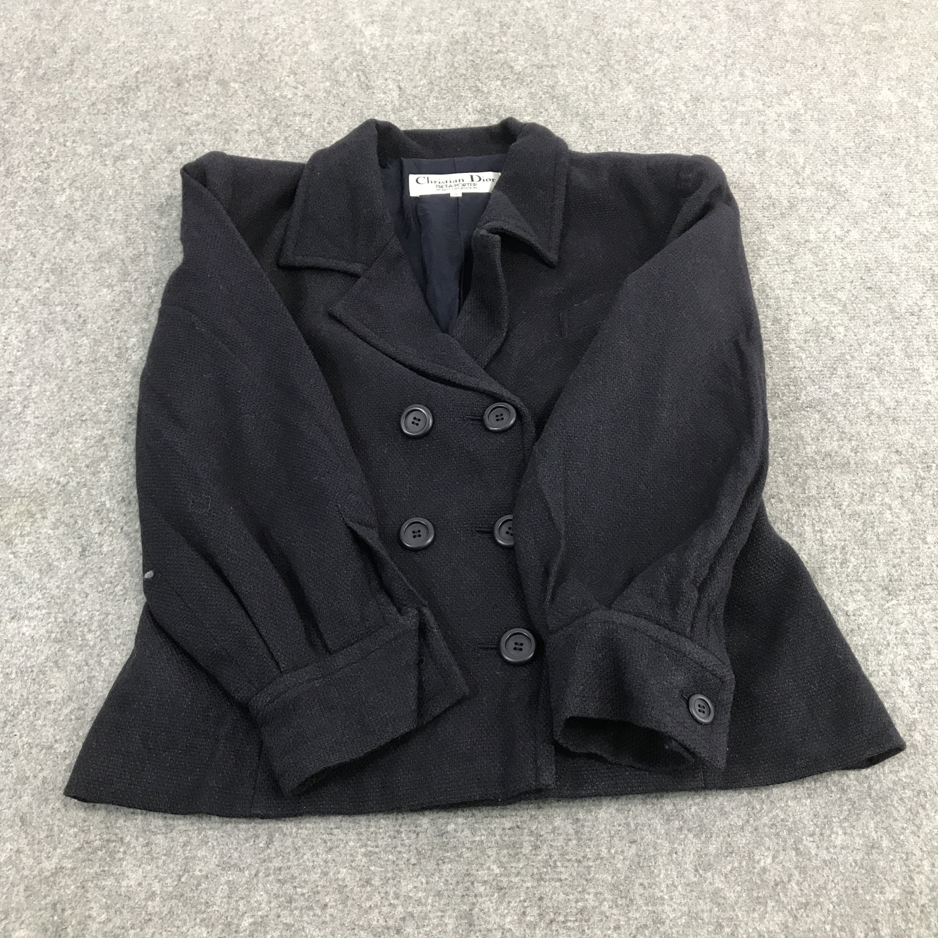 Christian Dior Monsieur × Vintage CHRISTIAN DIOR WOOL COAT JACKET Size US M / EU 48-50 / 2 - 8 Thumbnail