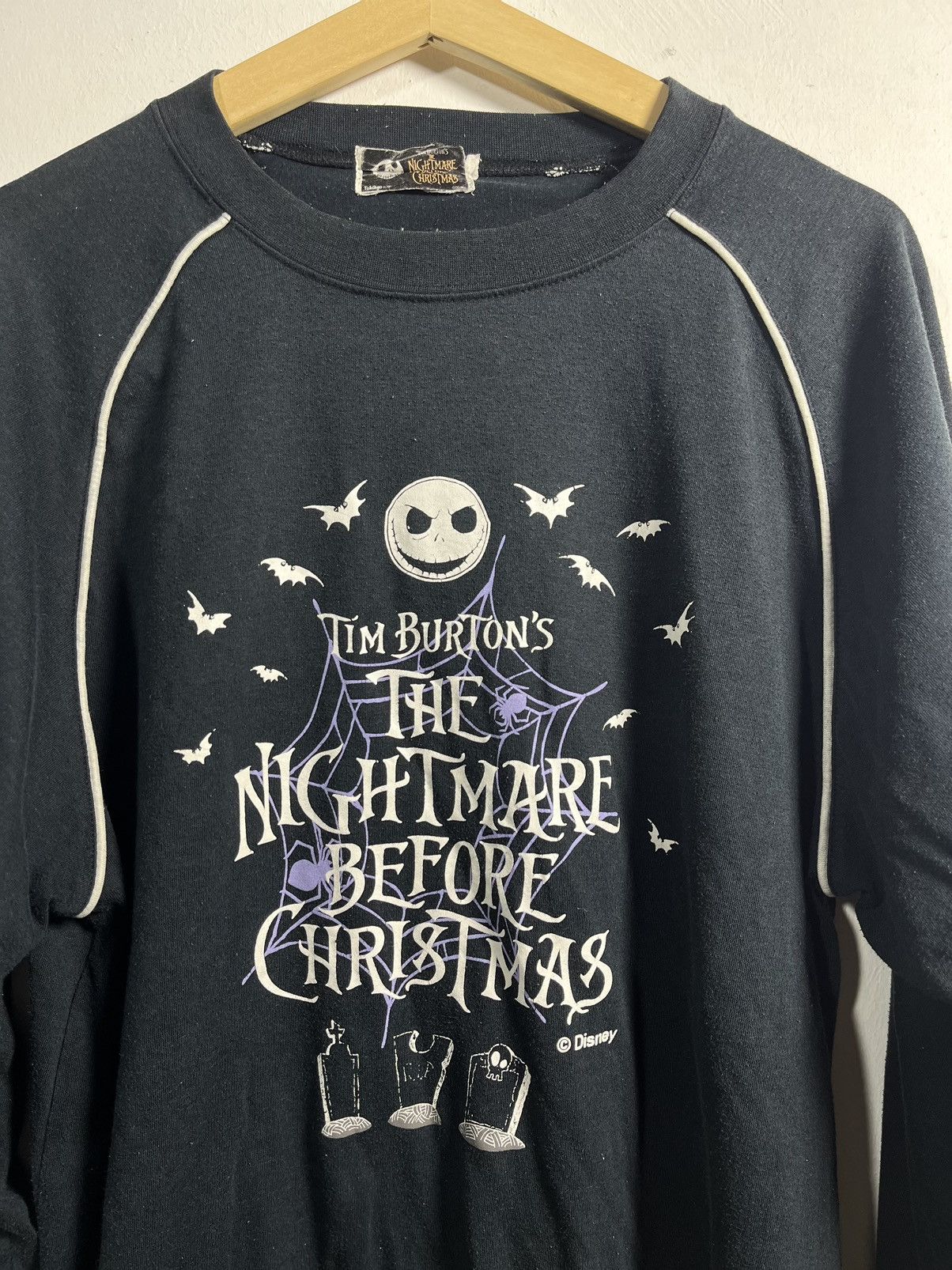 Disney Vintage Nightmare Before Christmas Long Sleeve Size US L / EU 52-54 / 3 - 1 Thumbnail