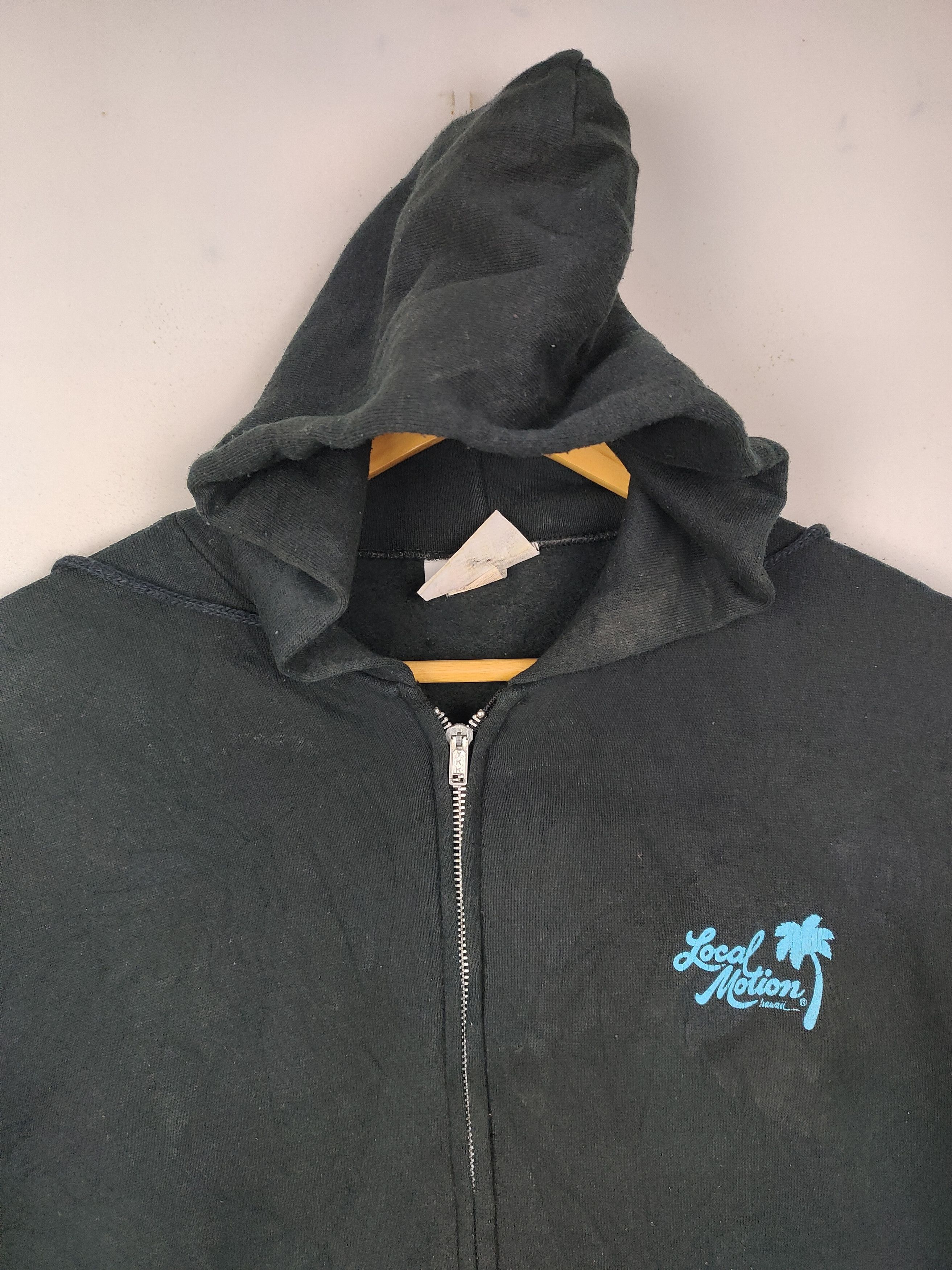 Vintage Vintage 90s Local Motion Zipper Hoodie Size US M / EU 48-50 / 2 - 2 Thumbnail