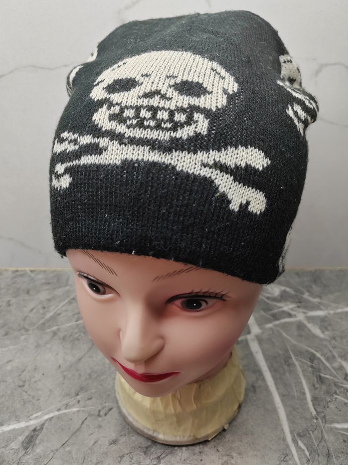 Japanese Brand Vintage Skulls Beanie Snowcap Size ONE SIZE - 2 Thumbnail