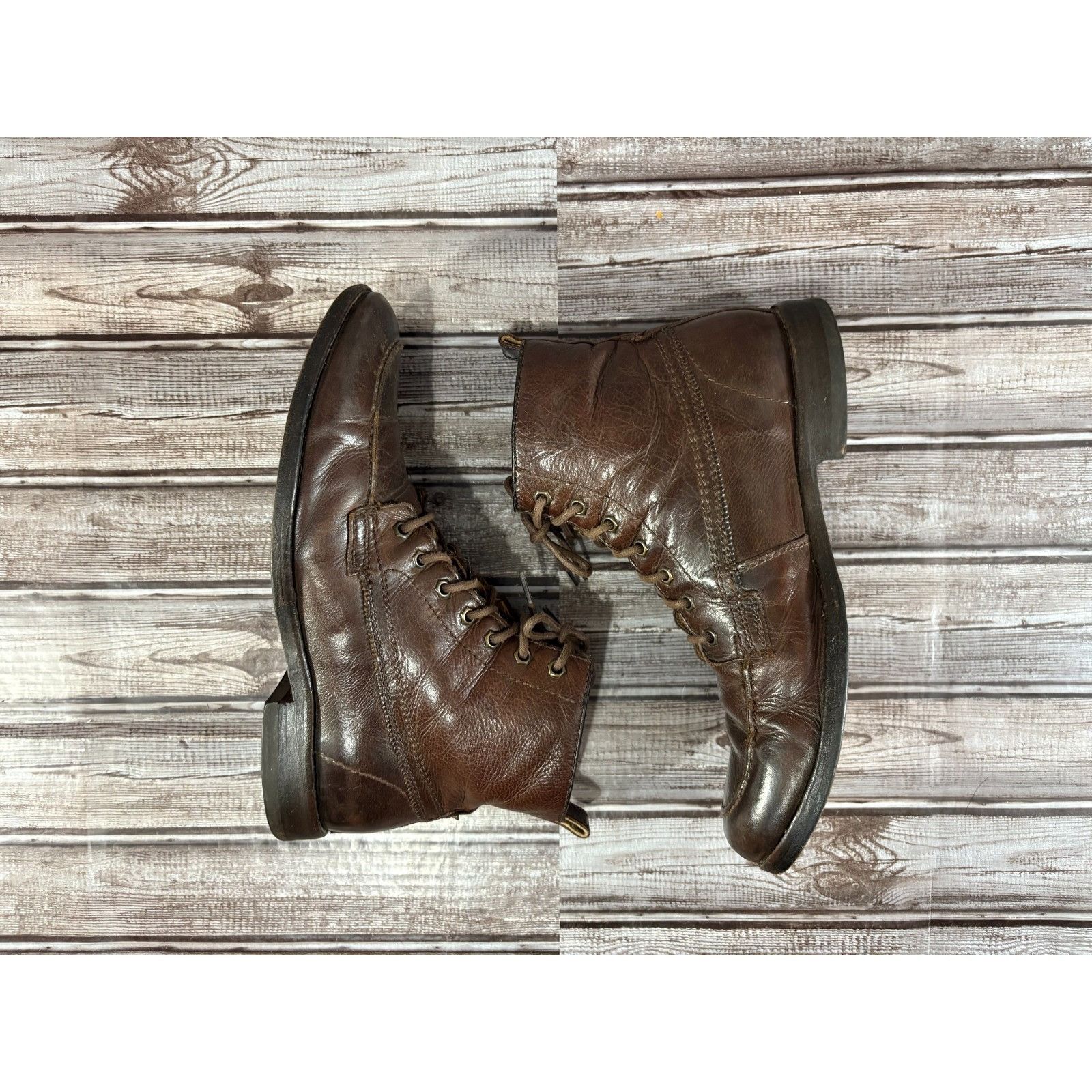 Frye Frye 87901 Phillip Lace Up Work Ankle Boots size 8 B color B Size US 8 / EU 41 - 4 Thumbnail
