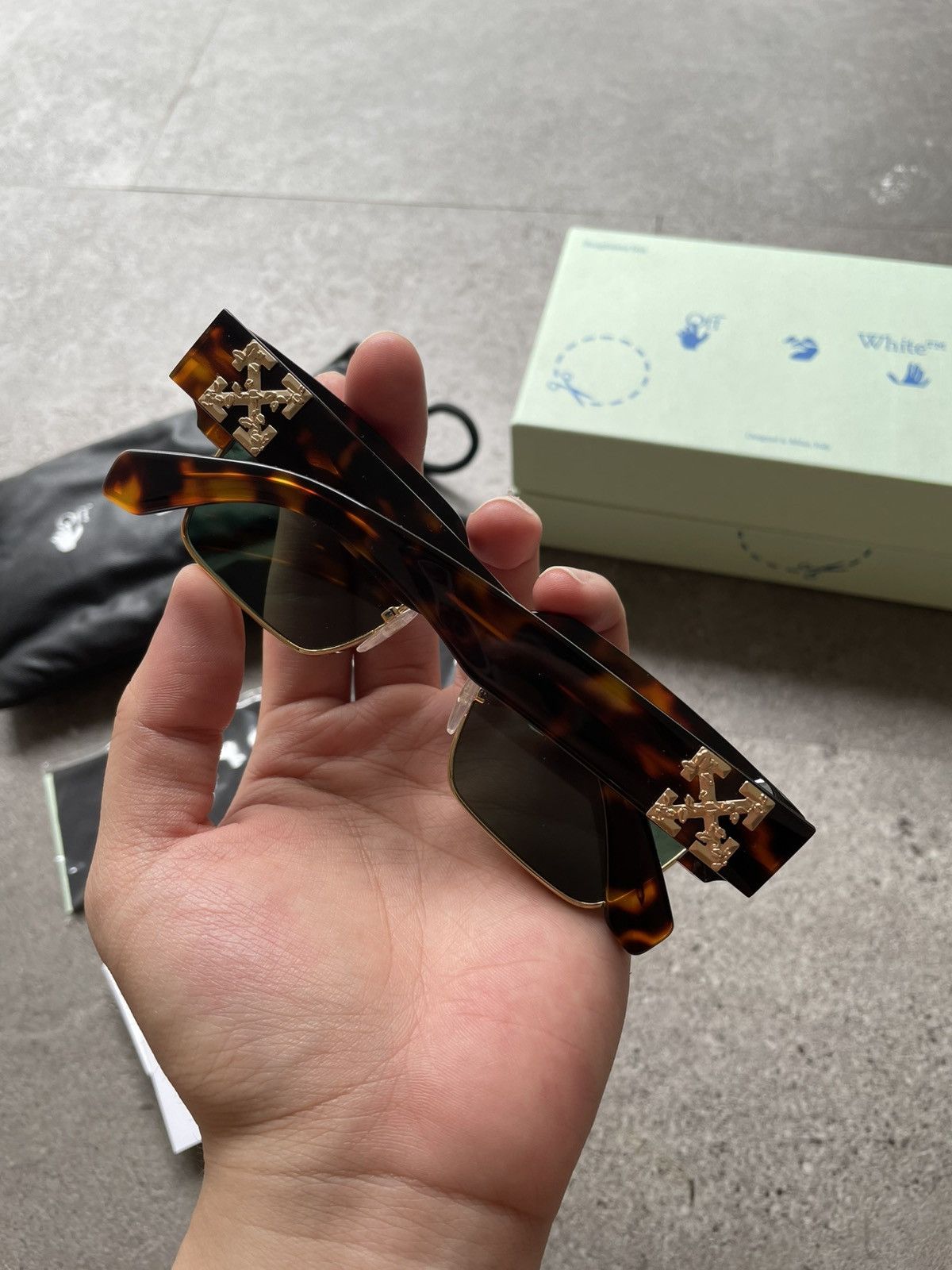 Off-White OFF WHITE Washington 055 Havana Sunglasses Size ONE SIZE - 2 Thumbnail