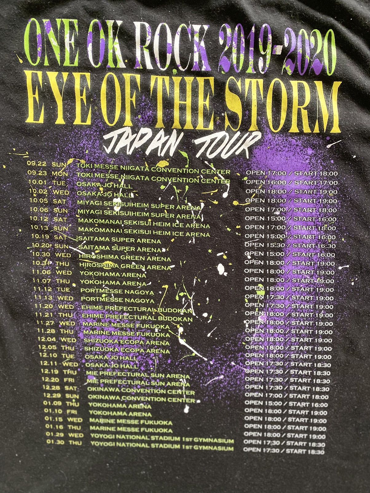 Band Tees × Japanese Brand × Vintage VINTAGE BAND EYES THE STORM SHIRT JAPAN TOUR Size US L / EU 52-54 / 3 - 12 Thumbnail