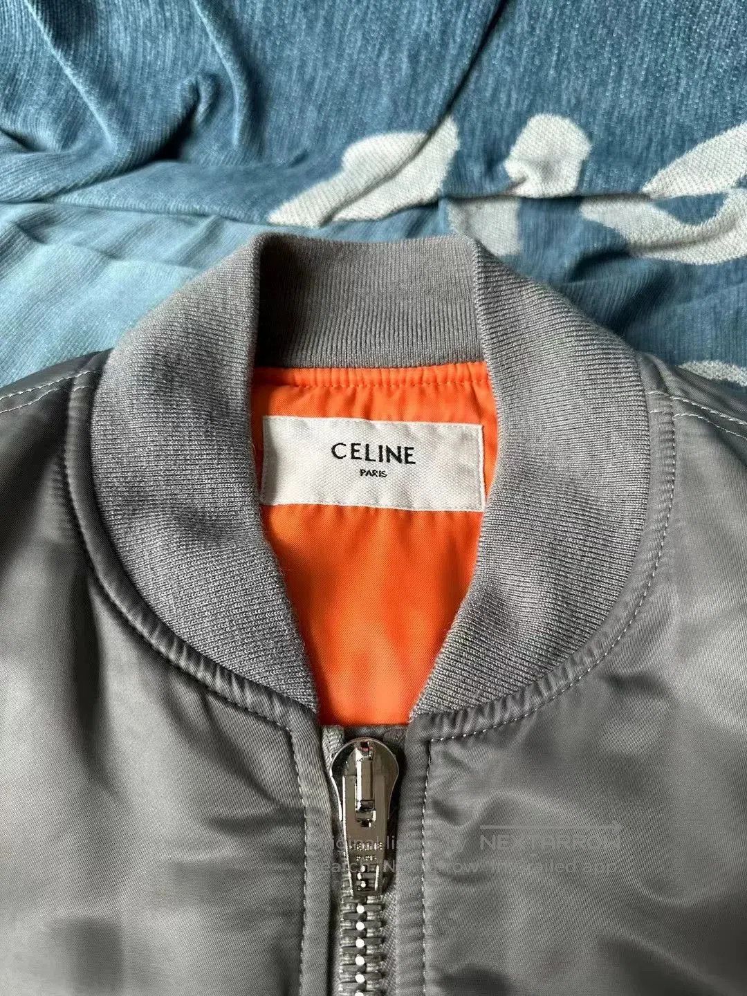 Celine celine logo bomber jacket with flight design. Size US L / EU 52-54 / 3 - 3 Thumbnail