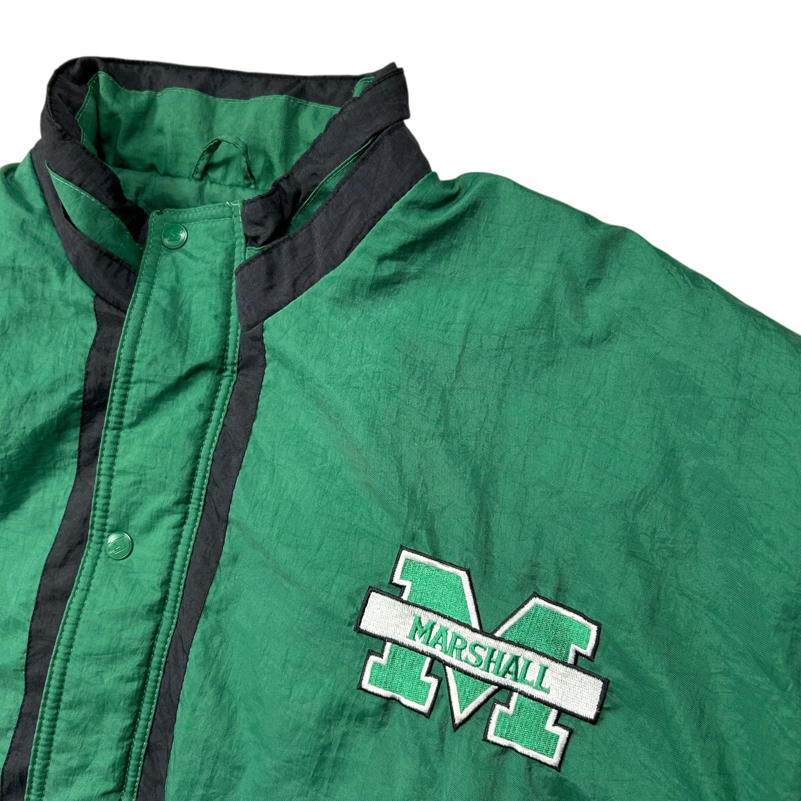 NCAA VTG 90s NCAA MARSHALL THUNDERING HERD STARTER PUFFER JACKET Size US L / EU 52-54 / 3 - 4 Thumbnail