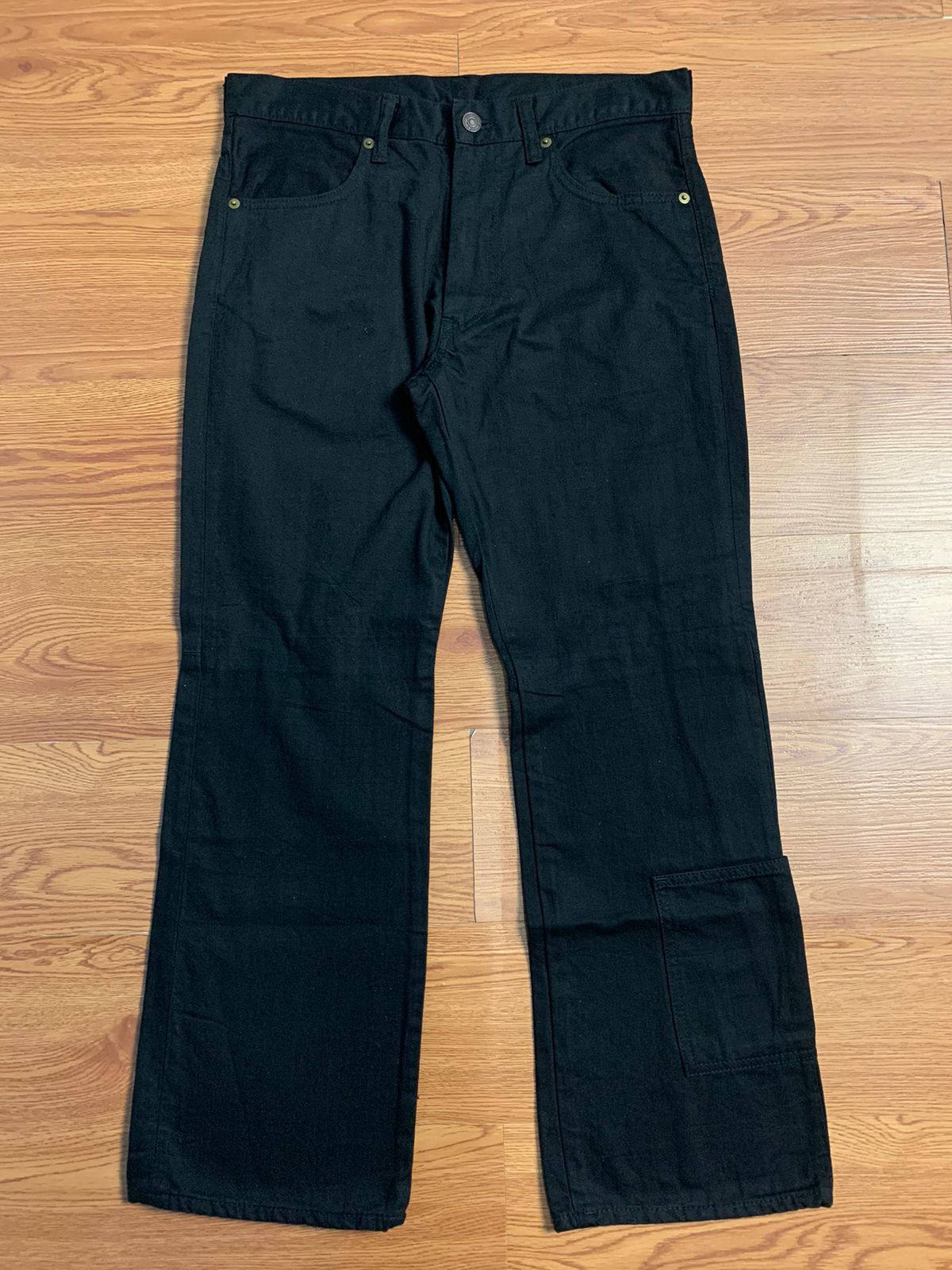 Yohji Yamamoto Yohji Yamamoto Pour Homme Black Denim Size US 30 / EU 46 - 4 Thumbnail