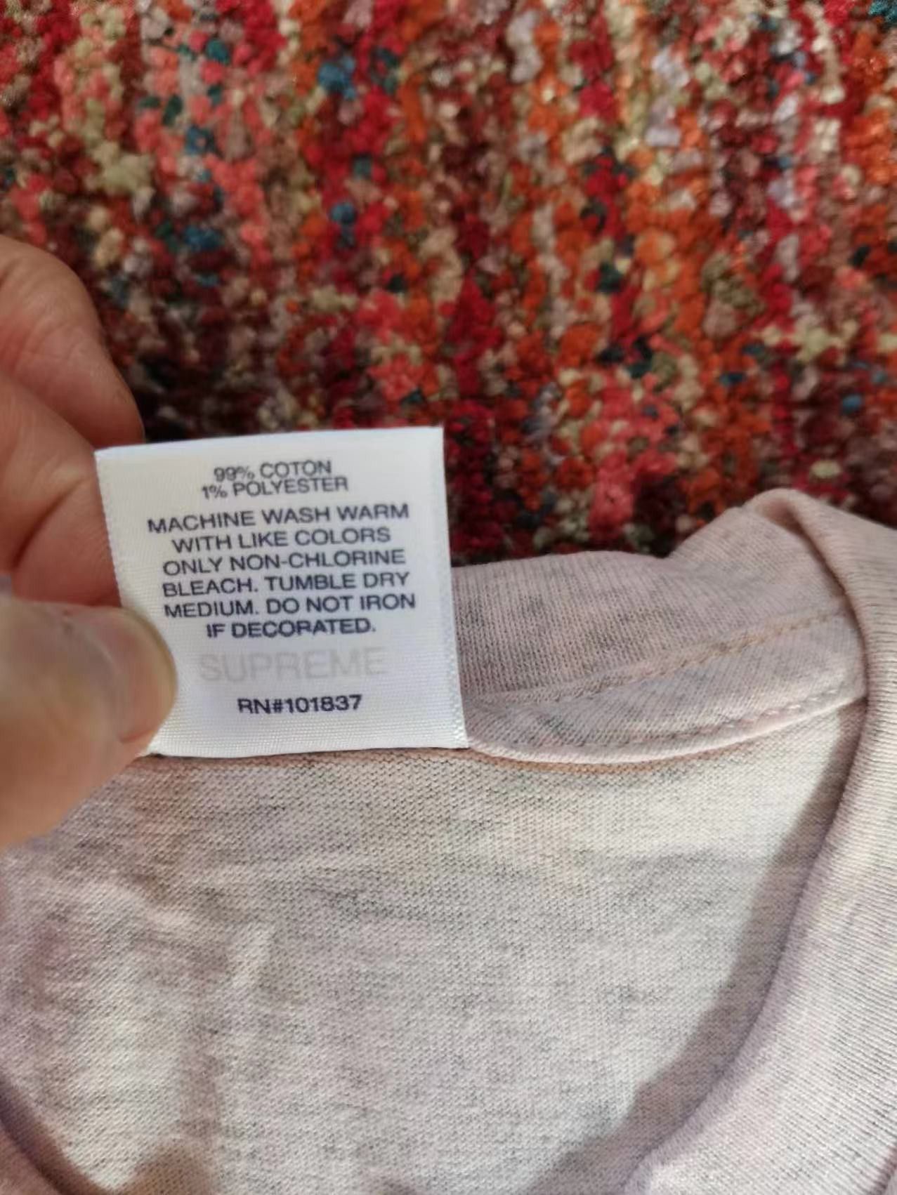 Supreme NEVER WORN* Supreme FW19 Bible Tee Heather Light Pink Size US M / EU 48-50 / 2 - 5 Thumbnail