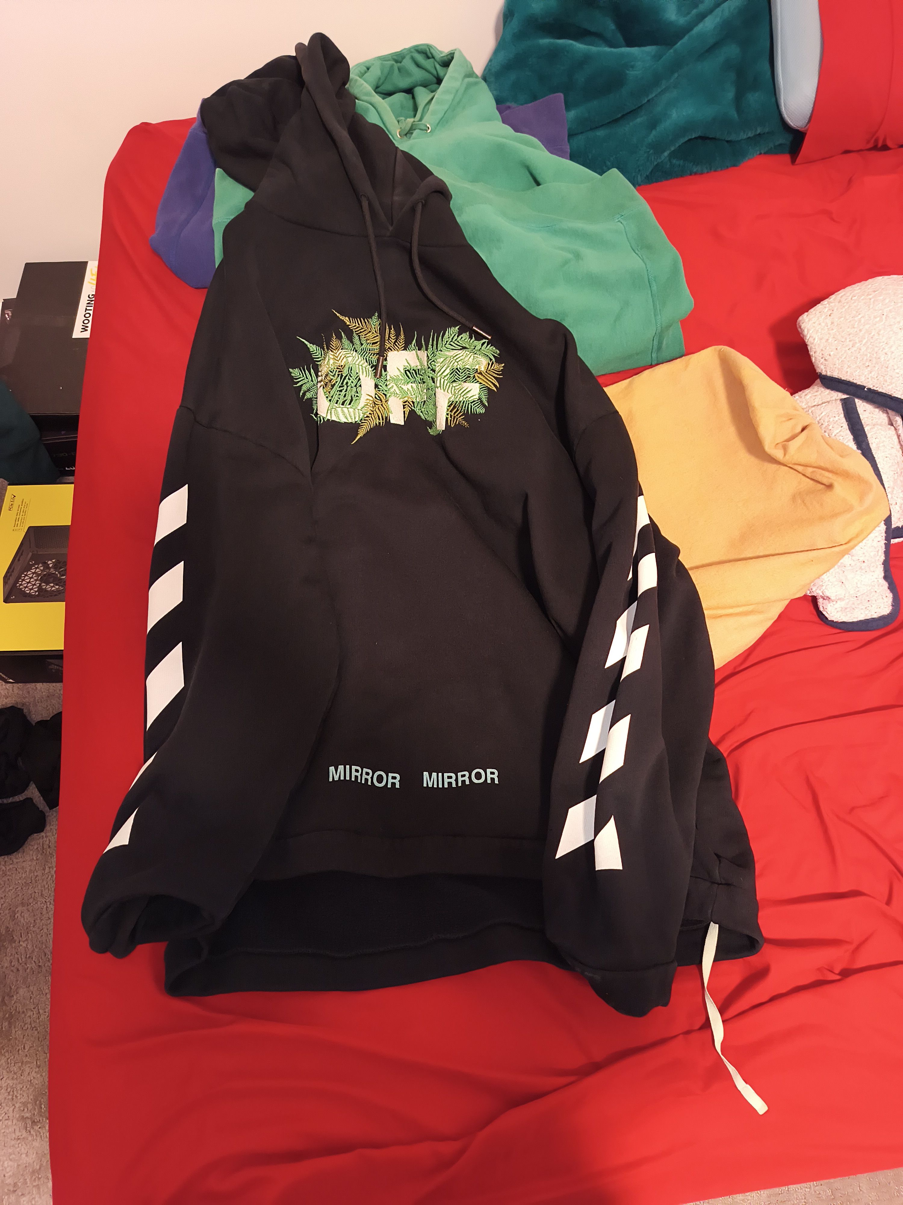 Off-White Off White Caravaggio Mirror Mirror Hoodie | Grailed