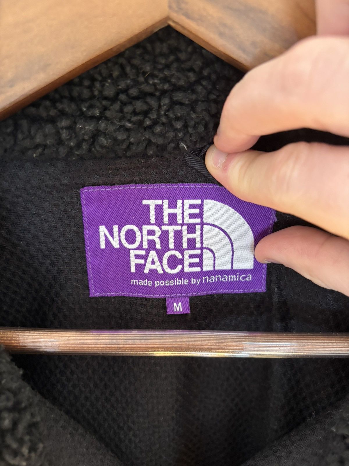 Nanamica × The North Face Purple Label Oversized Sherpa Wool Fleece Jacket (Black) Size US M / EU 48-50 / 2 - 2 Thumbnail