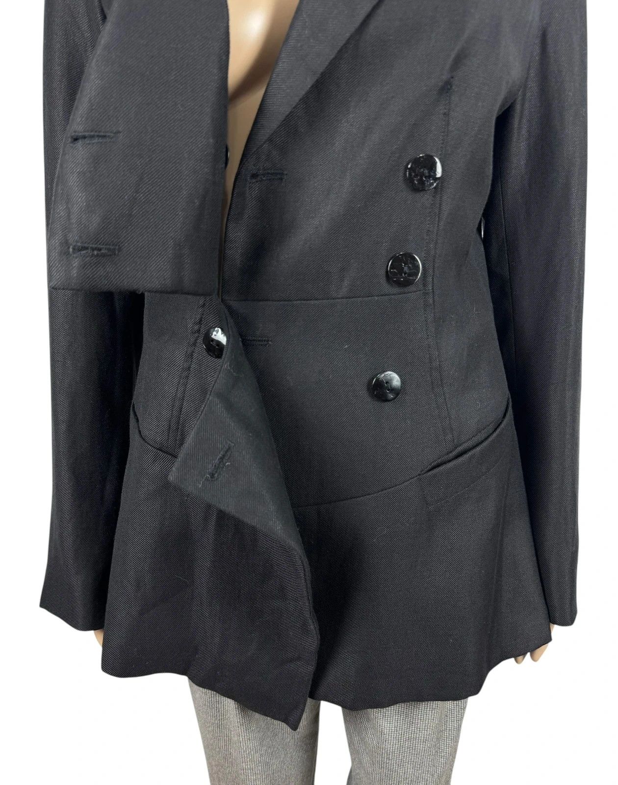 Sarah Pacini Sarah Pacini Deconstructed Blazer Linen Wool size 1 Size S / US 4 / IT 40 - 12 Thumbnail
