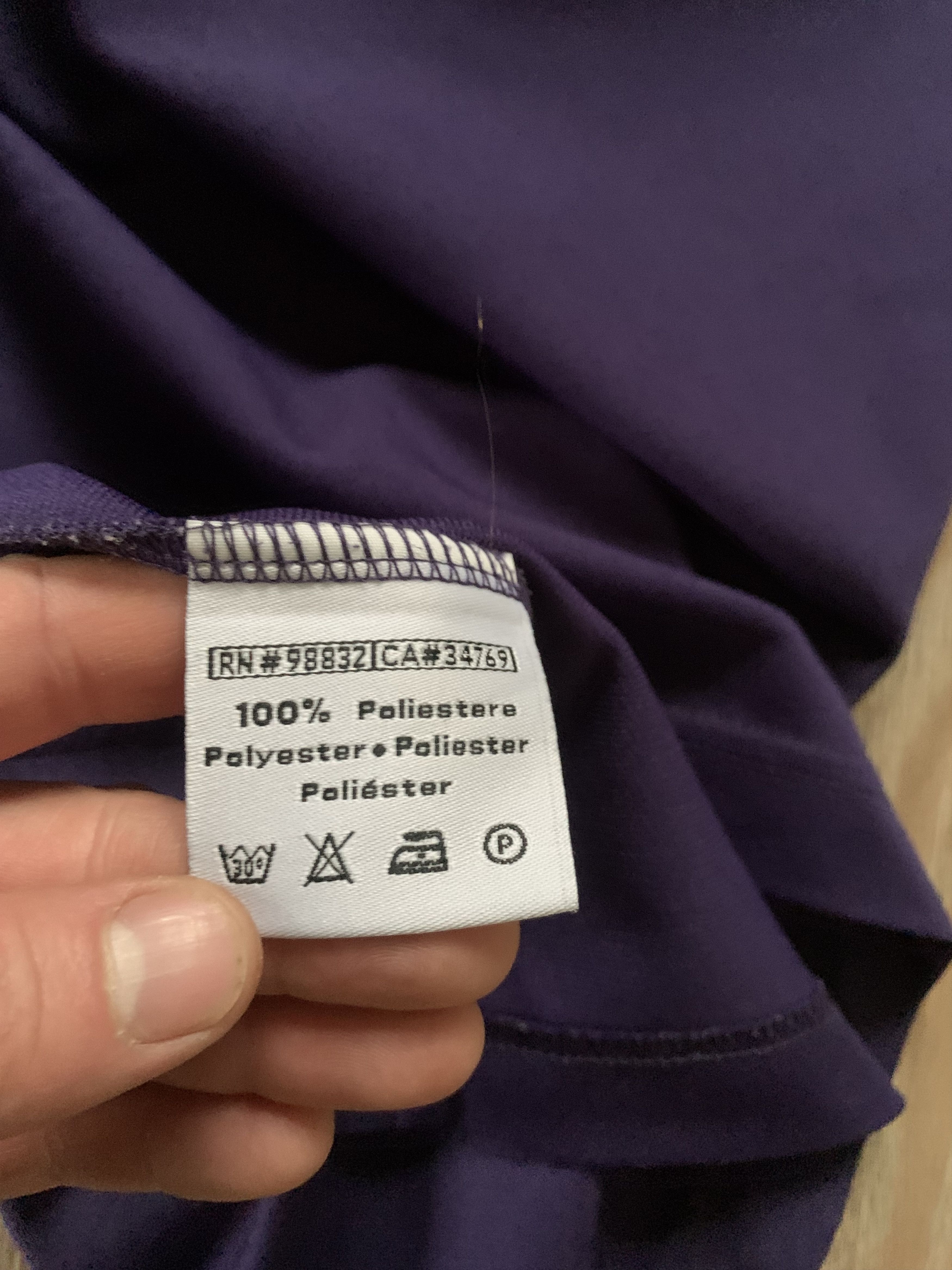 Kappa Vintage Kappa Purple Training T-Shirt Size US XL / EU 56 / 4 - 7 Thumbnail