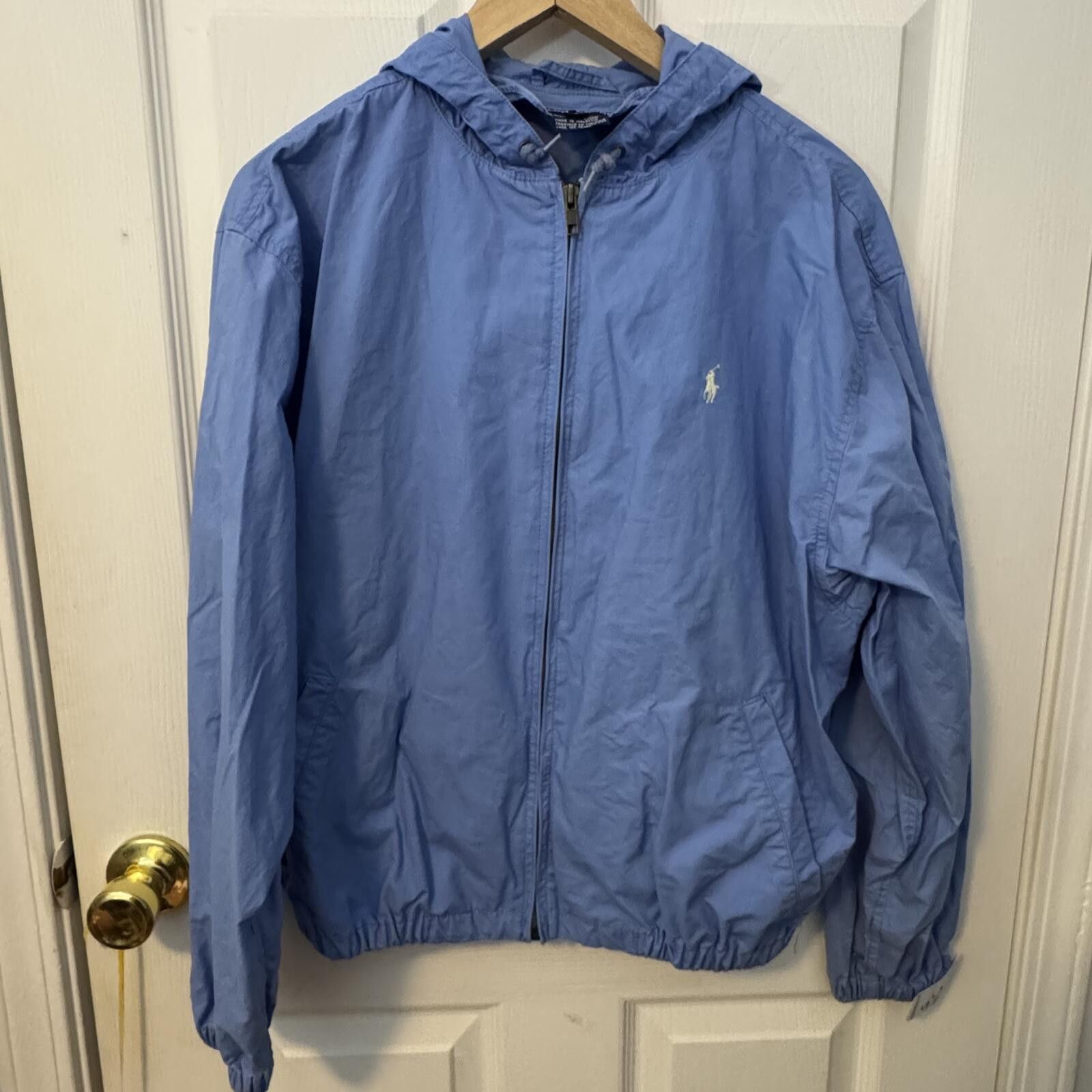 Polo Ralph Lauren VTG Ralph Lauren Polo Sport-Large- Light Blue Hooded Size US L / EU 52-54 / 3 - 1 Thumbnail
