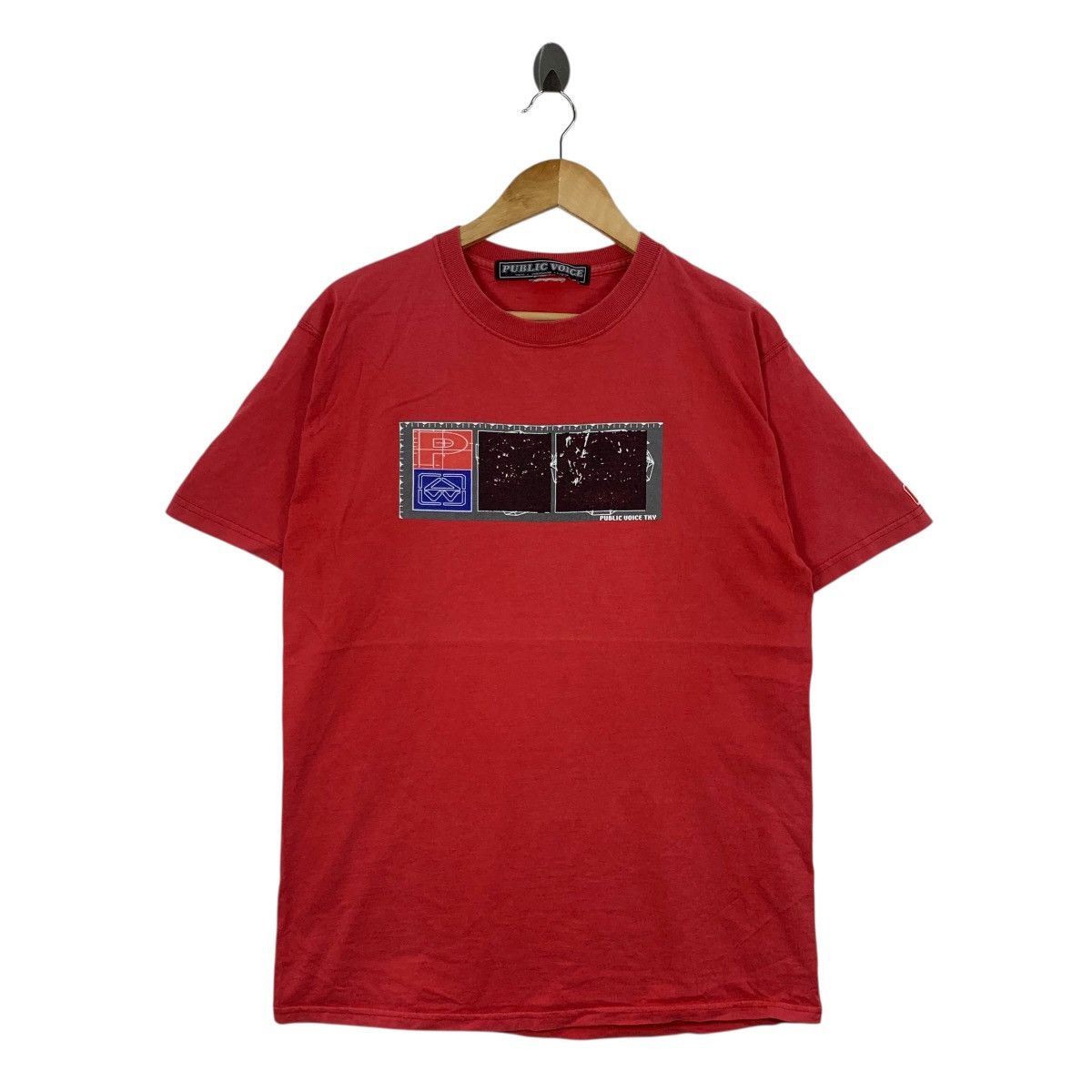 Vintage Vintage PUBLIC VOICE Streetwear Tokyo Underground Tshirt Size US M / EU 48-50 / 2 - 1 Thumbnail