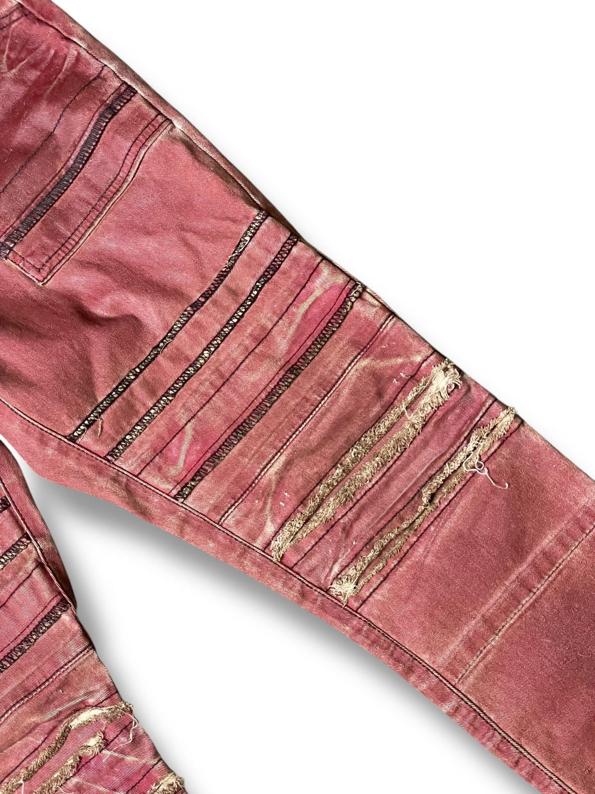 Vintage Vintage ILDF Distressed Denim Slim Jeans (92) Size US 33 - 4 Thumbnail