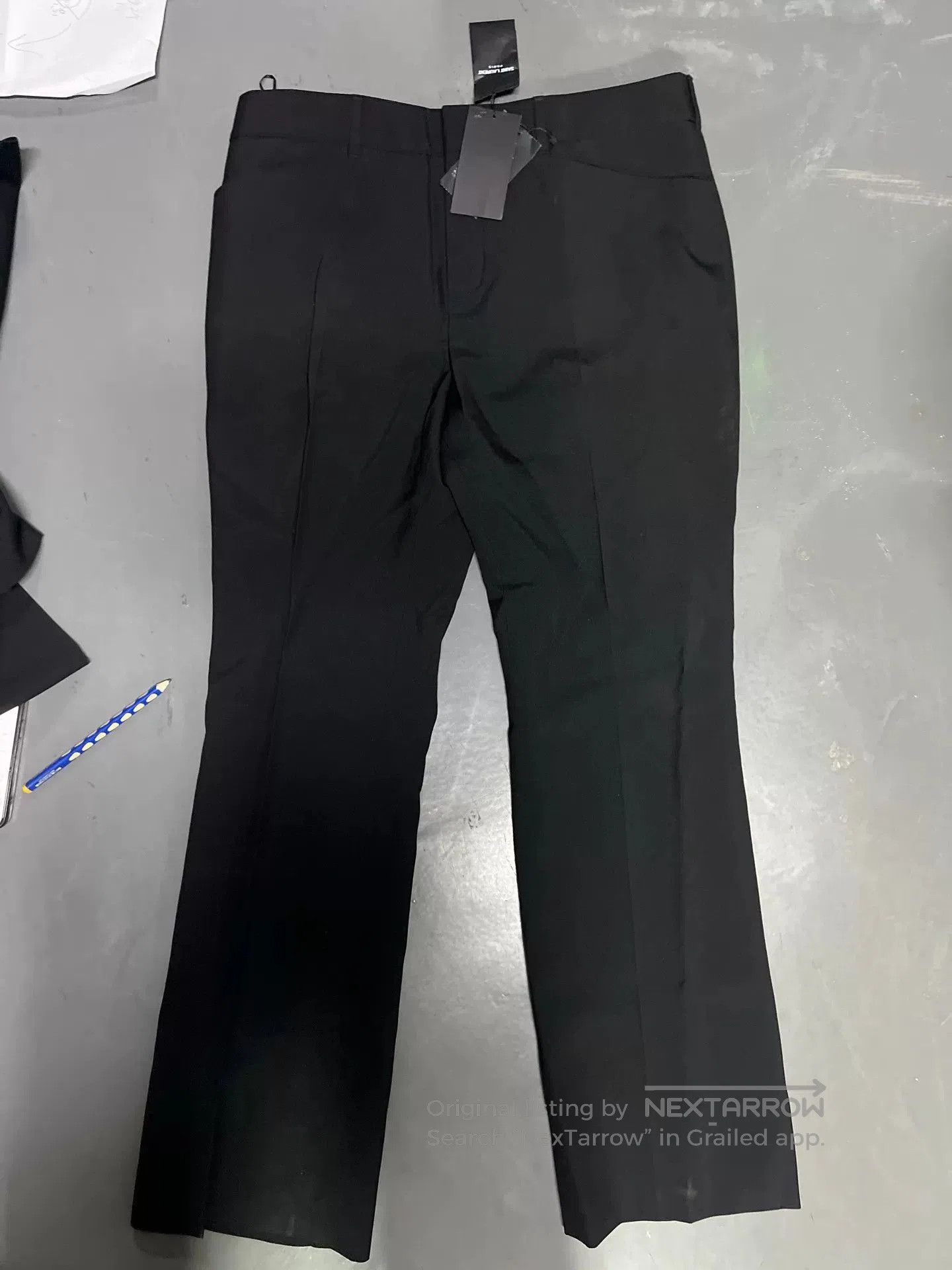 Saint Laurent Paris Saint Laurent Wool Wide-Leg Trousers. Size US 34 / EU 50 - 7 Thumbnail