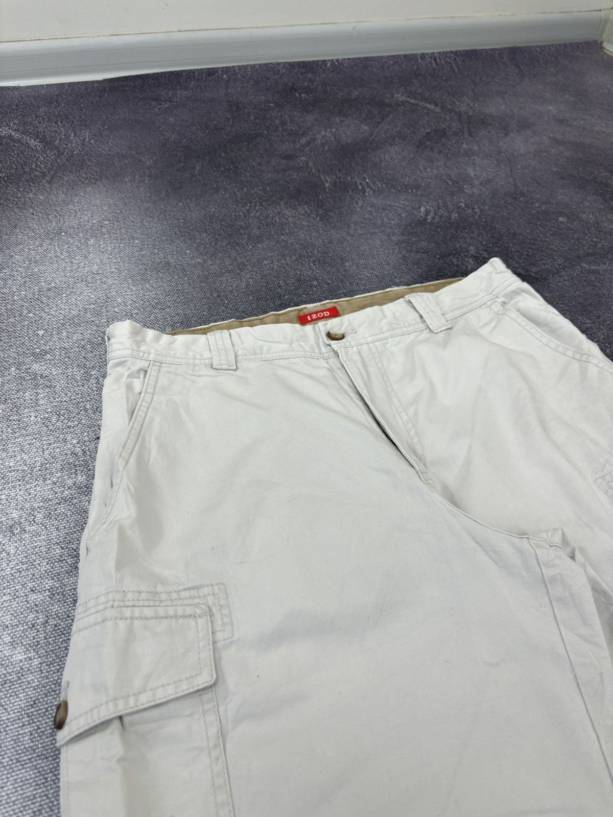Izod Vintage IZOD 2000s Y2K Hype Utility Military Cargo Shorts Size US 32 / EU 48 - 6 Thumbnail