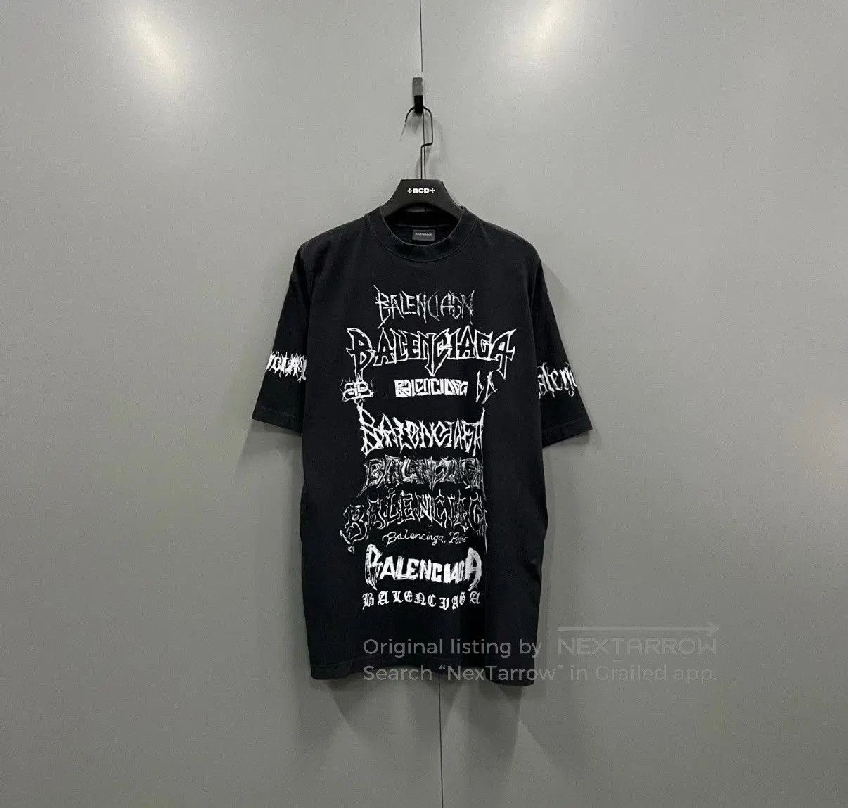 Balenciaga Black Short Sleeve Graphic Print T-Shirt. Size US M / EU 48-50 / 2 - 1 Thumbnail