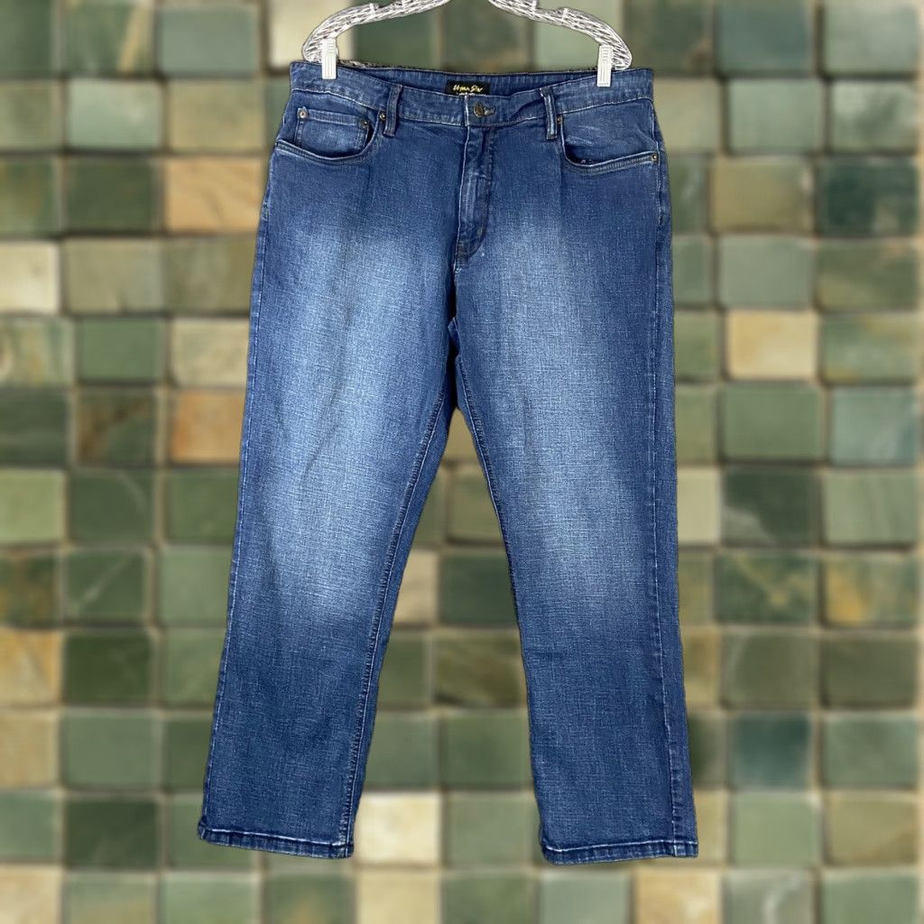 Vintage VINTAGE? No — Urban Star Premium Apparel Jeans Blue 38x30 Men Straight Stars Denim Jeans 38 Men's Regular Blue Stars Jeans Size US 38 / EU 54 - 1 Thumbnail