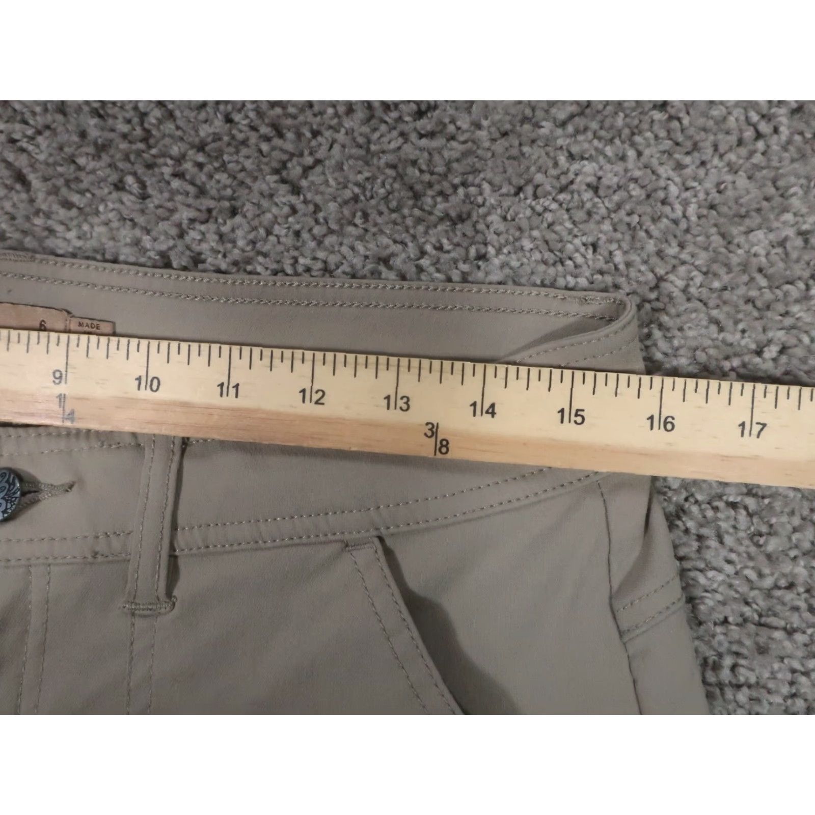 Prana PRANA Pants Womens 6 Brown Bootcut Convertible Shorts Hiking Stretch 31x29 EUC Regular Size 28" / US 6 / IT 42 - 5 Thumbnail