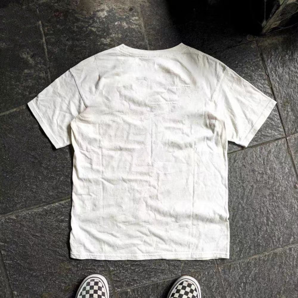 Vintage White Washed Vintage Snake Print T-Shirt Size US M / EU 48-50 / 2 - 2 Thumbnail