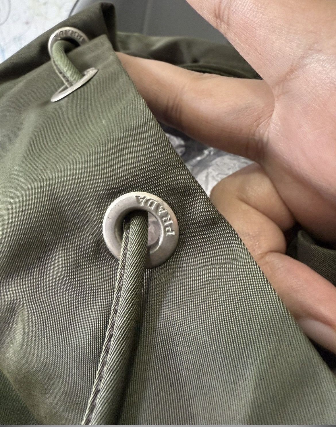 Prada Prada green backpack Size ONE SIZE - 11 Thumbnail