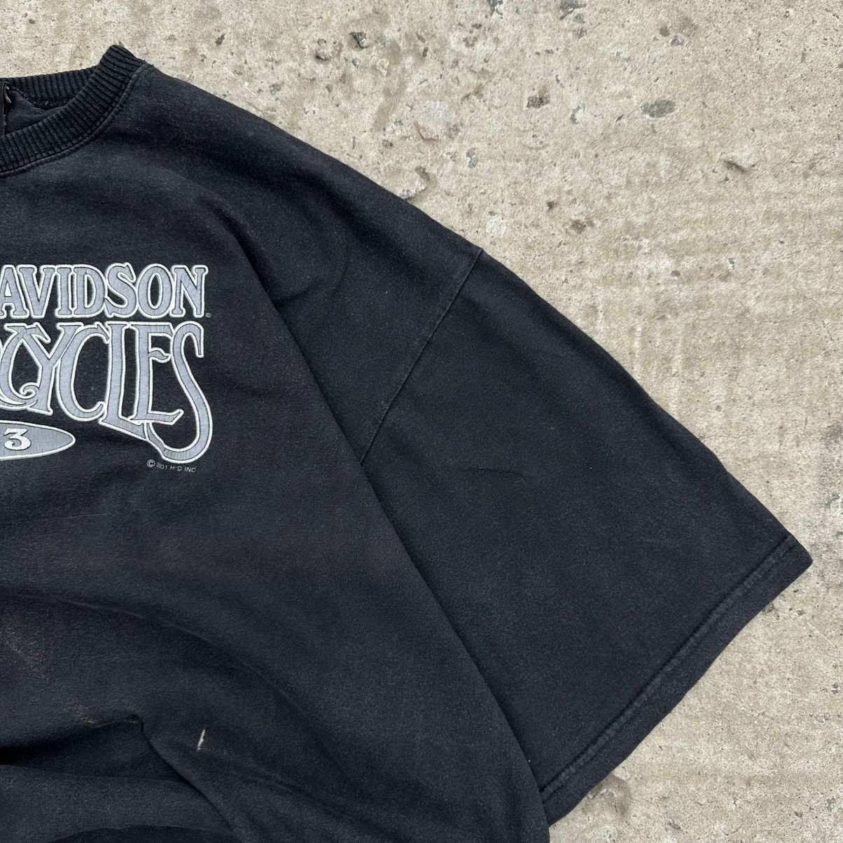 Harley Davidson VTG Harley Davidson Motorcycle T-shirts Big Logo Canada 2001 Size US XL / EU 56 / 4 - 6 Thumbnail