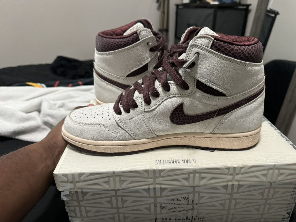 A Ma Maniere × Jordan Brand A MA MANIÈRE JORDAN 1 HIGH Size US 9.5 / EU 42-43 - 2 Thumbnail
