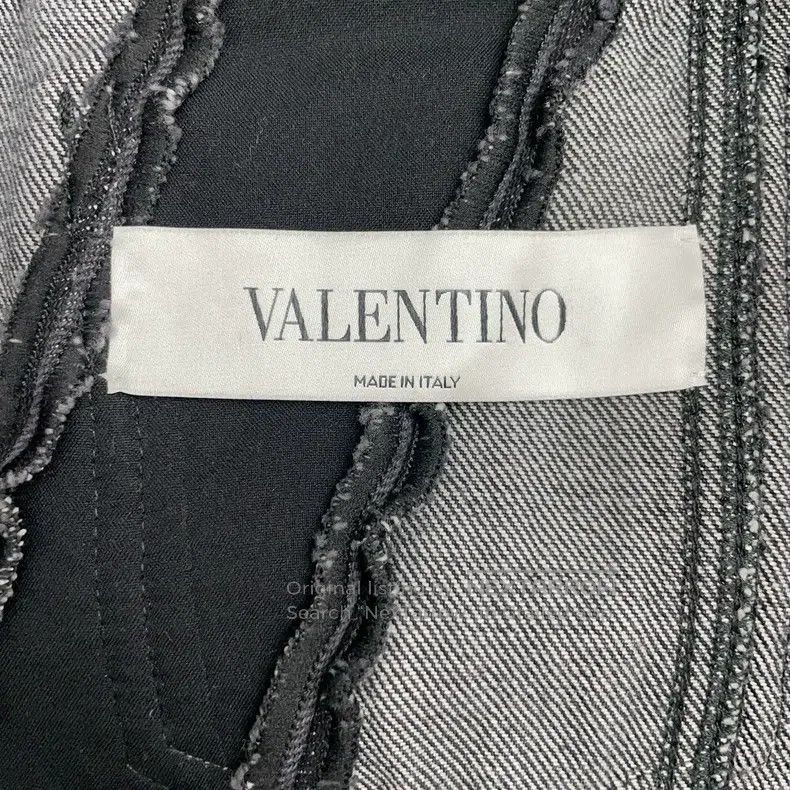 Valentino Valentino Grey big destruction denim jacket jacket Size M / US 6-8 / IT 42-44 - 3 Thumbnail