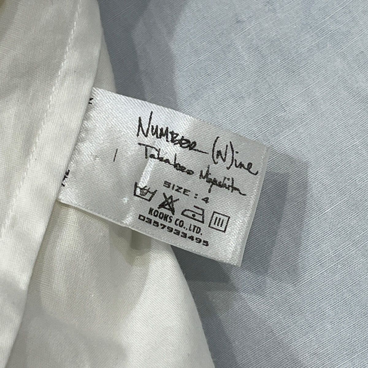 Number (N)ine NUMBER (N)INE 2006SS "GUNS'' Rose Sequins White Dress Shirts Size US L / EU 52-54 / 3 - 5 Thumbnail